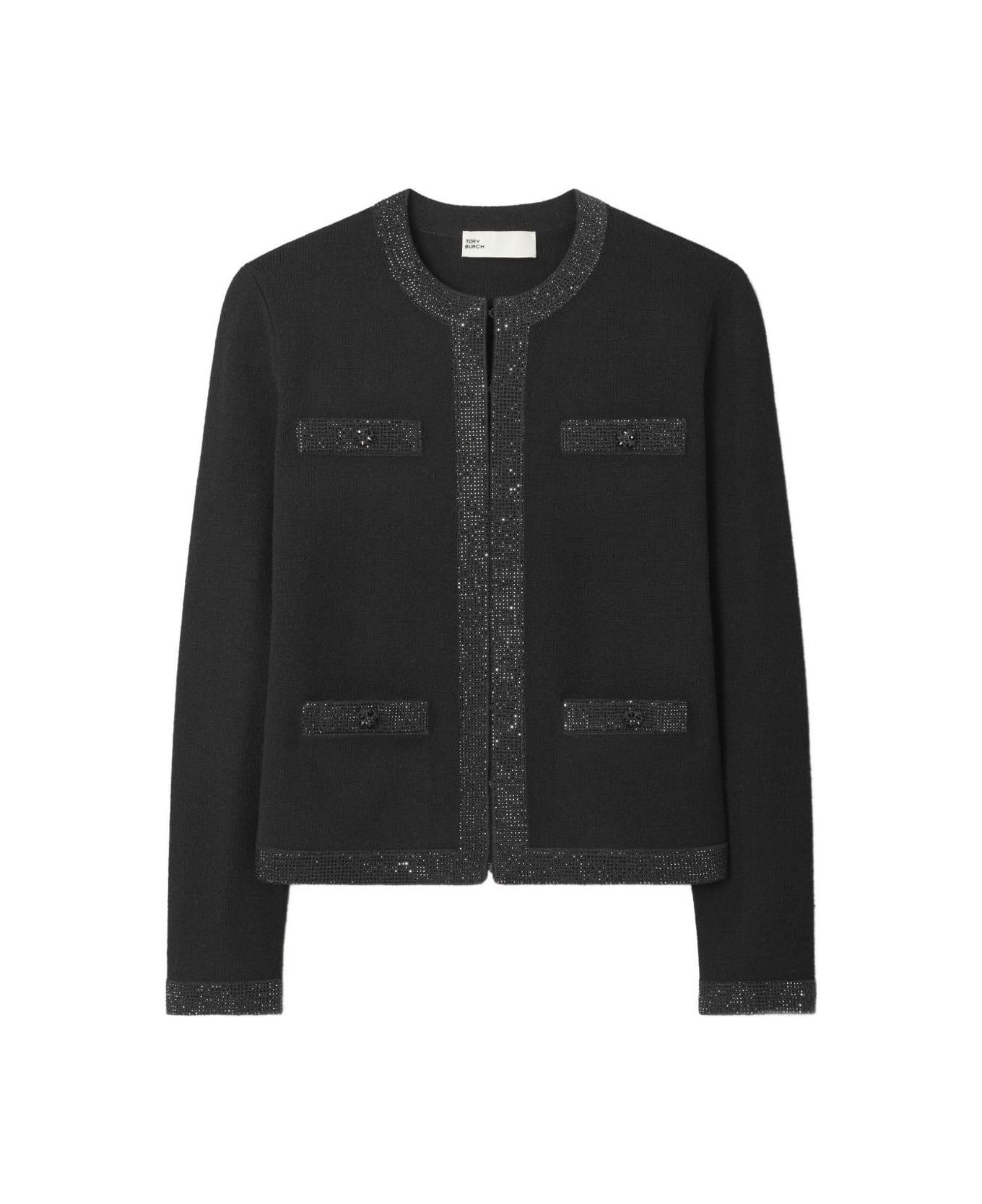 Tory Burch Wool Cardigan - Black