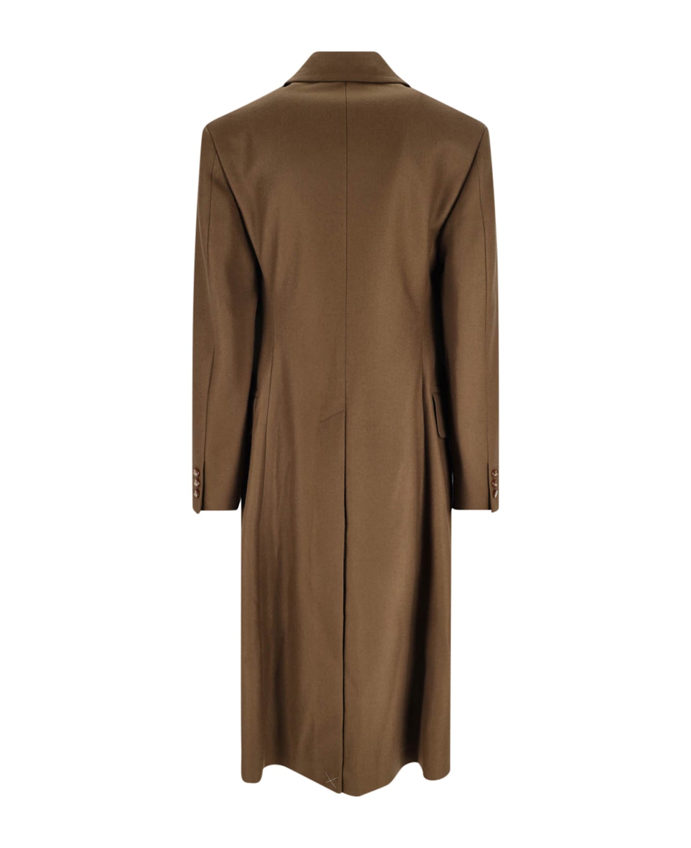 Vivienne Westwood Double-breasted Wool And Cashmere Coat - Brown