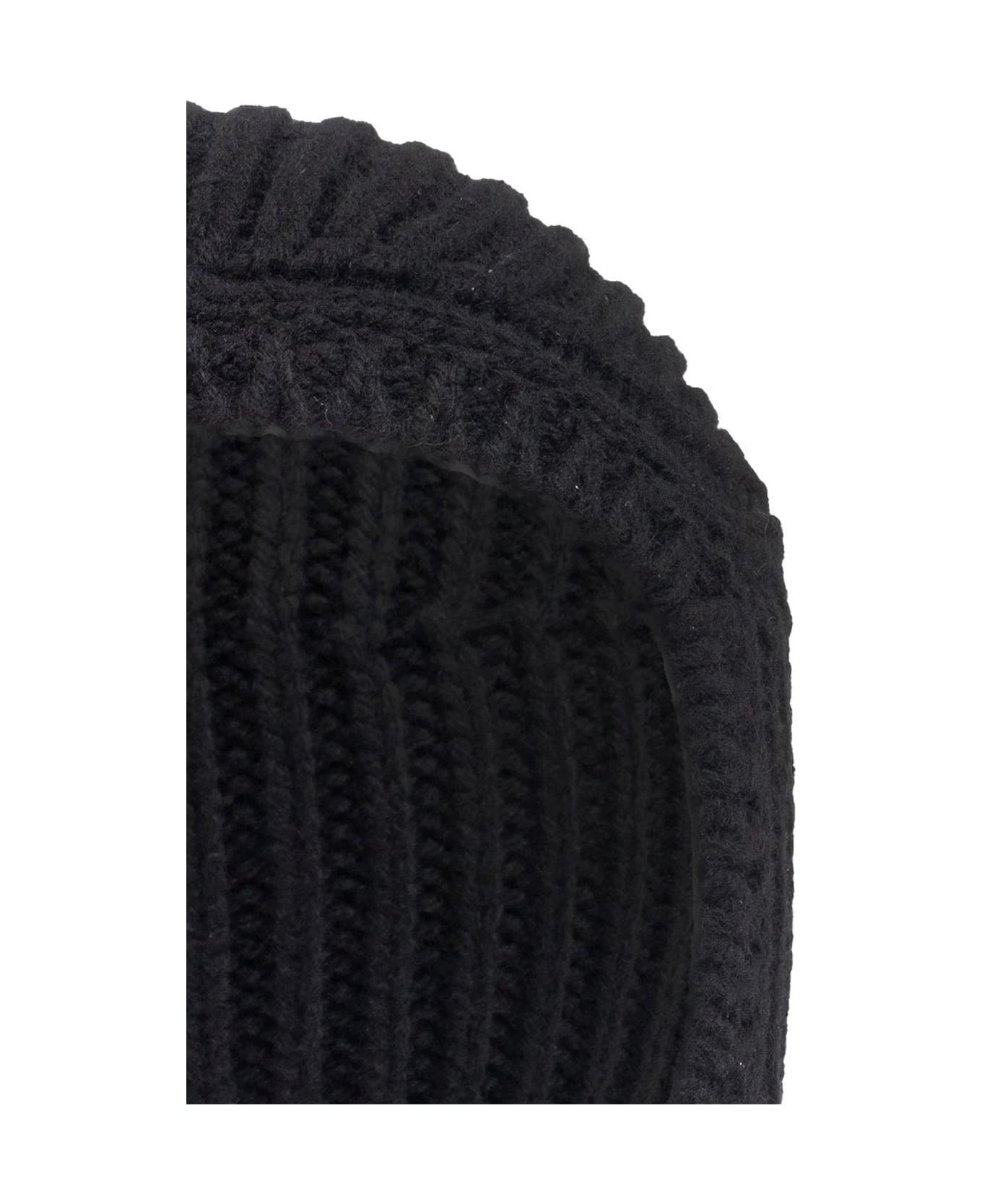 Rick Owens Ribbed Pull-on Balaclava - Black