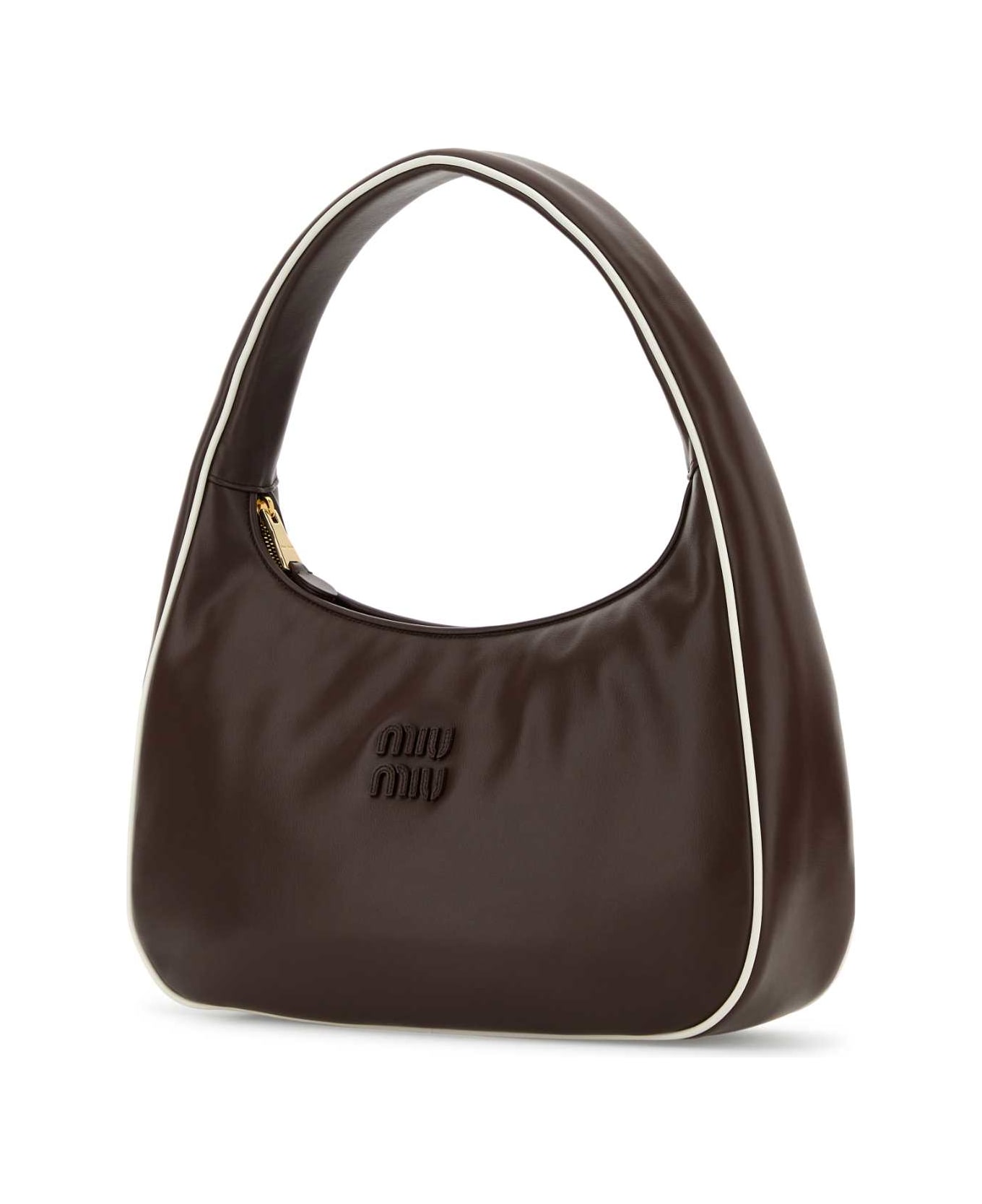 Miu Miu Brown Leather Shoulder Bag - RADICABIANCO