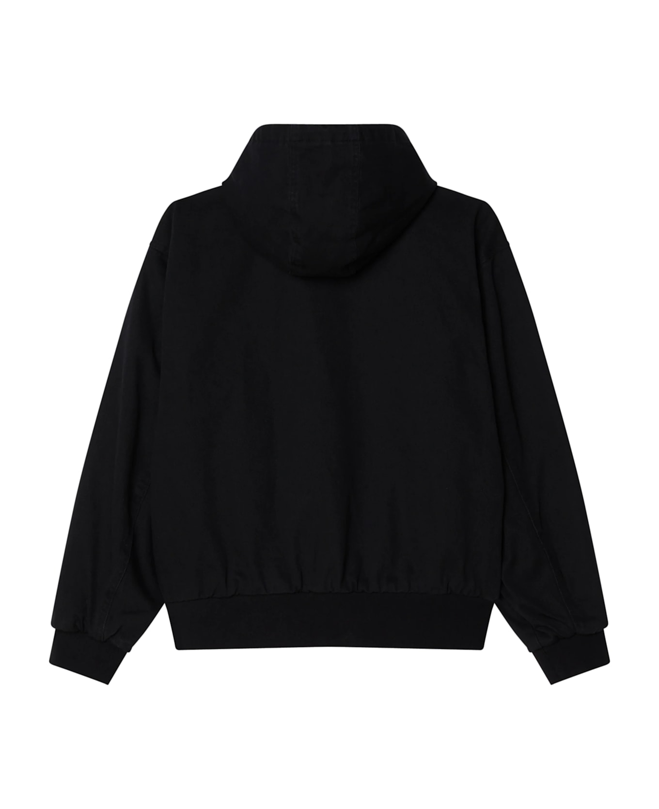 Obey Glen Zip Up Jacket - Black Faded Wash