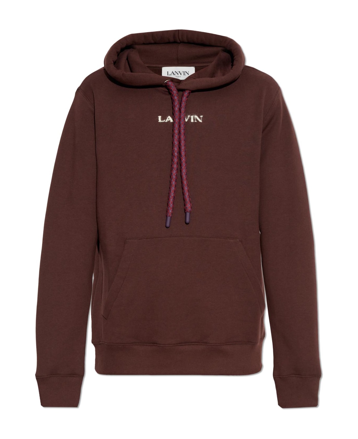 Lanvin Sweatshirt With Logo - Bordeaux