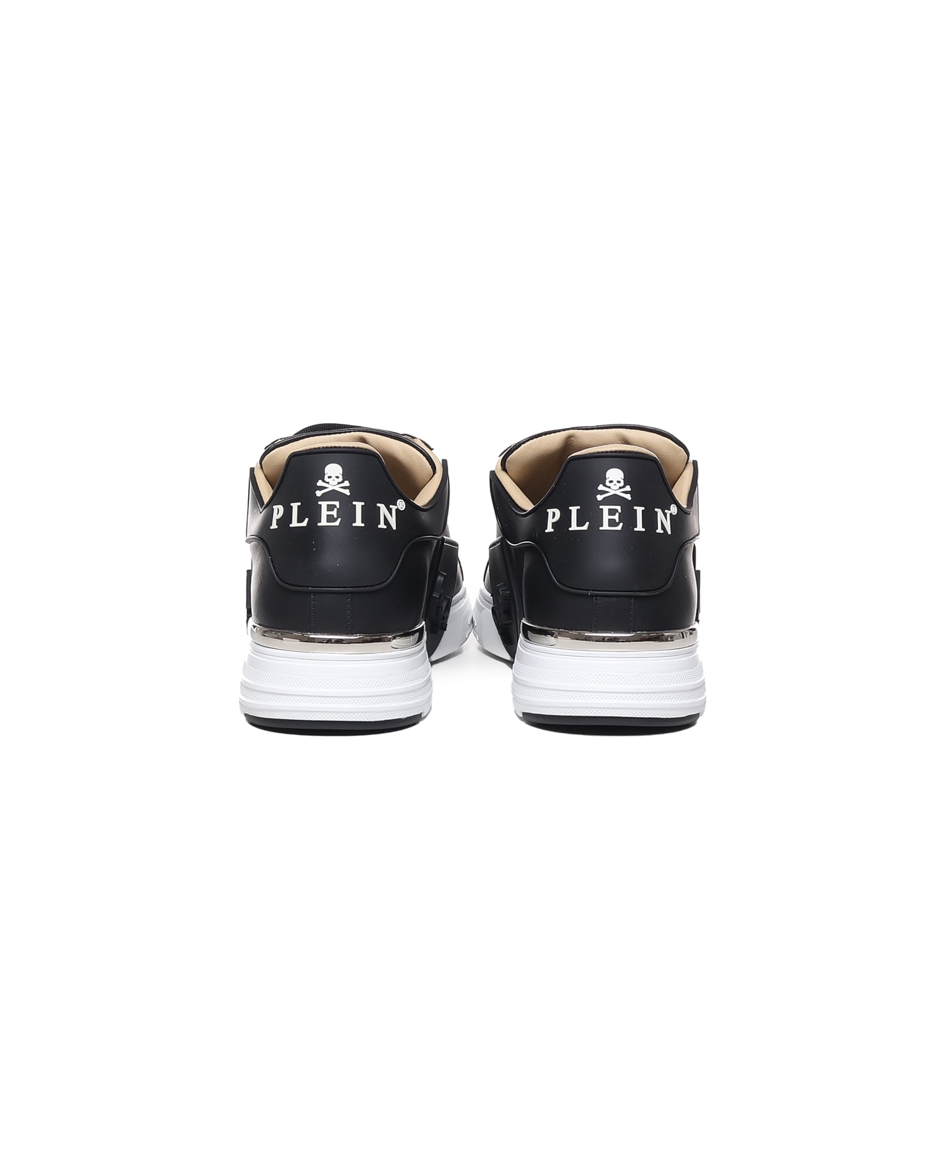 Philipp Plein Phantom Kicks Hexagon Sneakers - Black / white