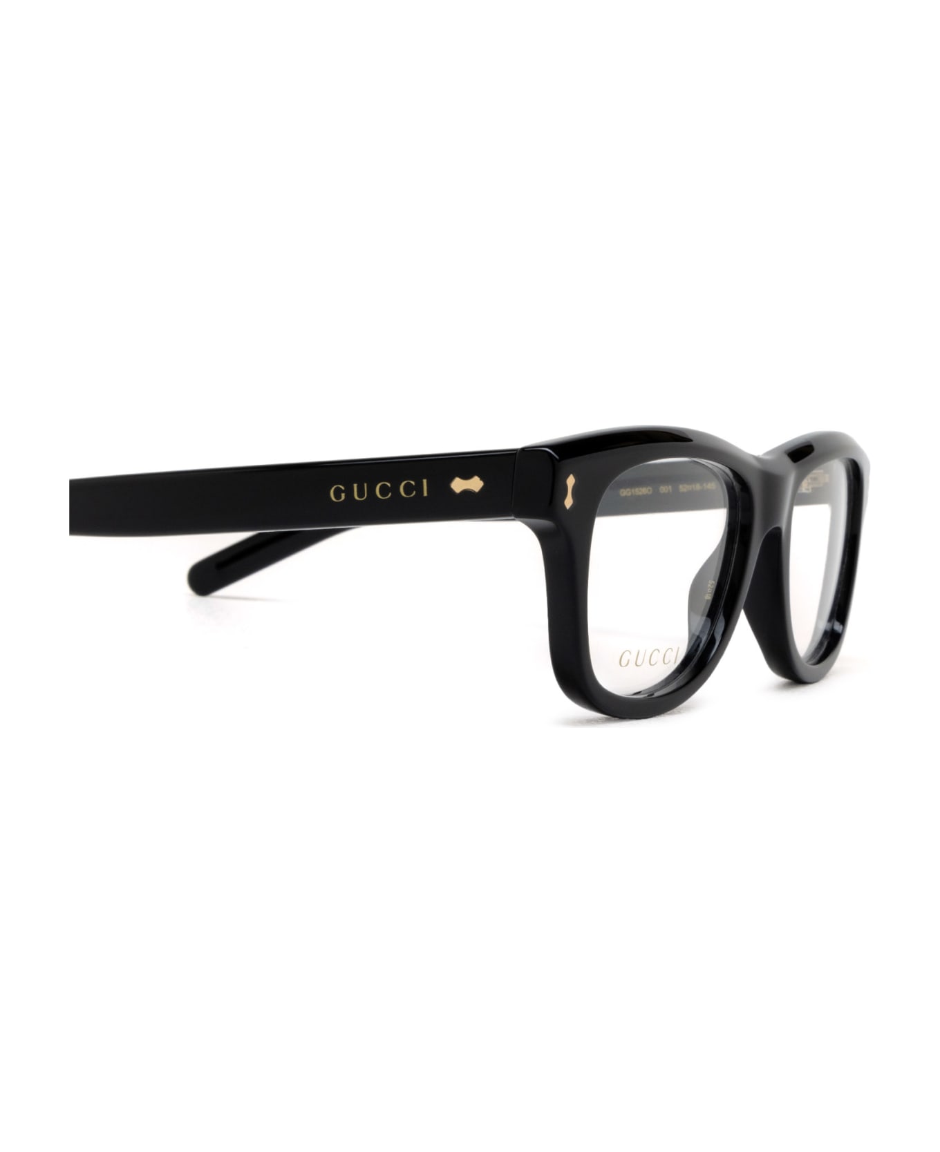 Gucci Eyewear Gg1526o Black Glasses - Black アイウェア