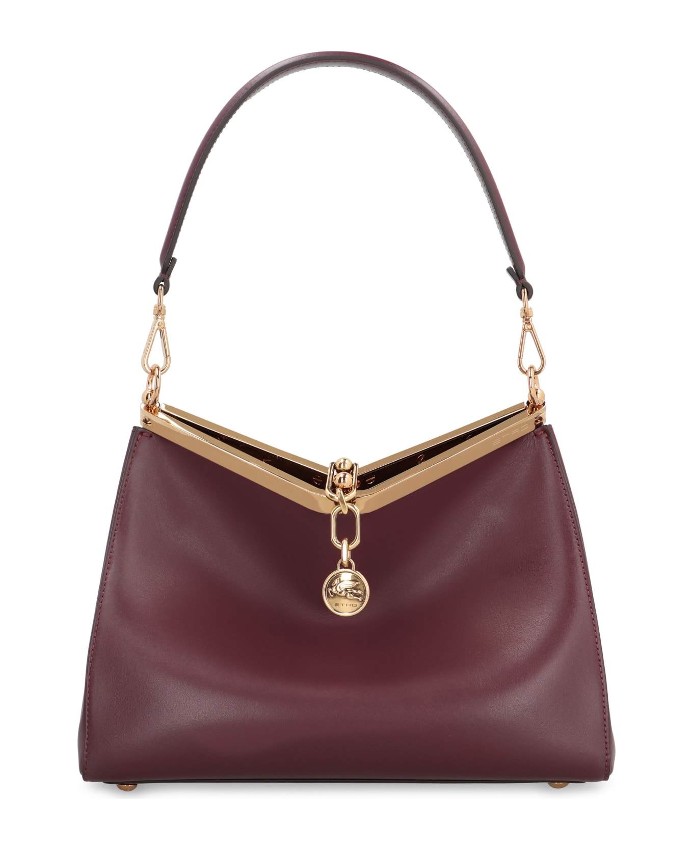 Etro Burgundy Medium Vela Bag - Red