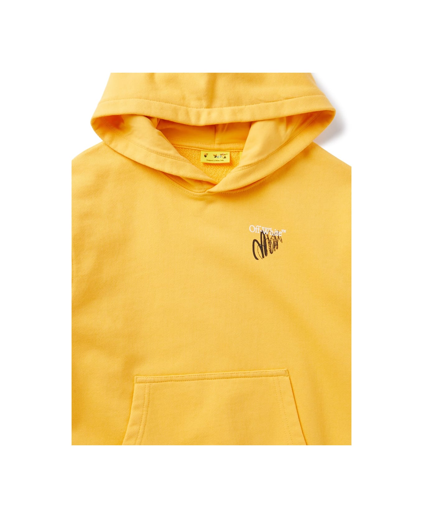 Off-White Arrowsketchhoodie - YELLOW
