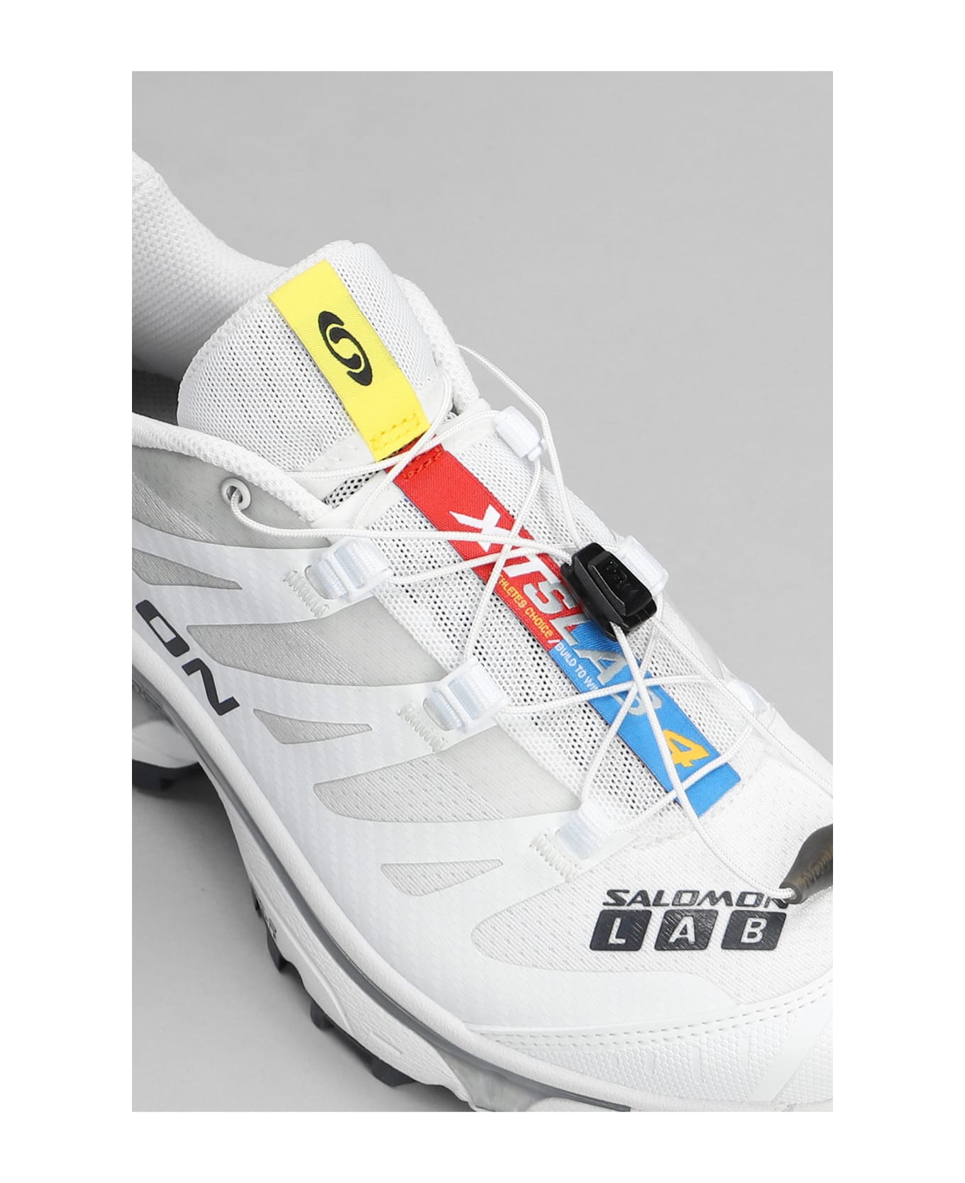 Salomon Xt-4 Og Sneakers In White Synthetic Fibers - White