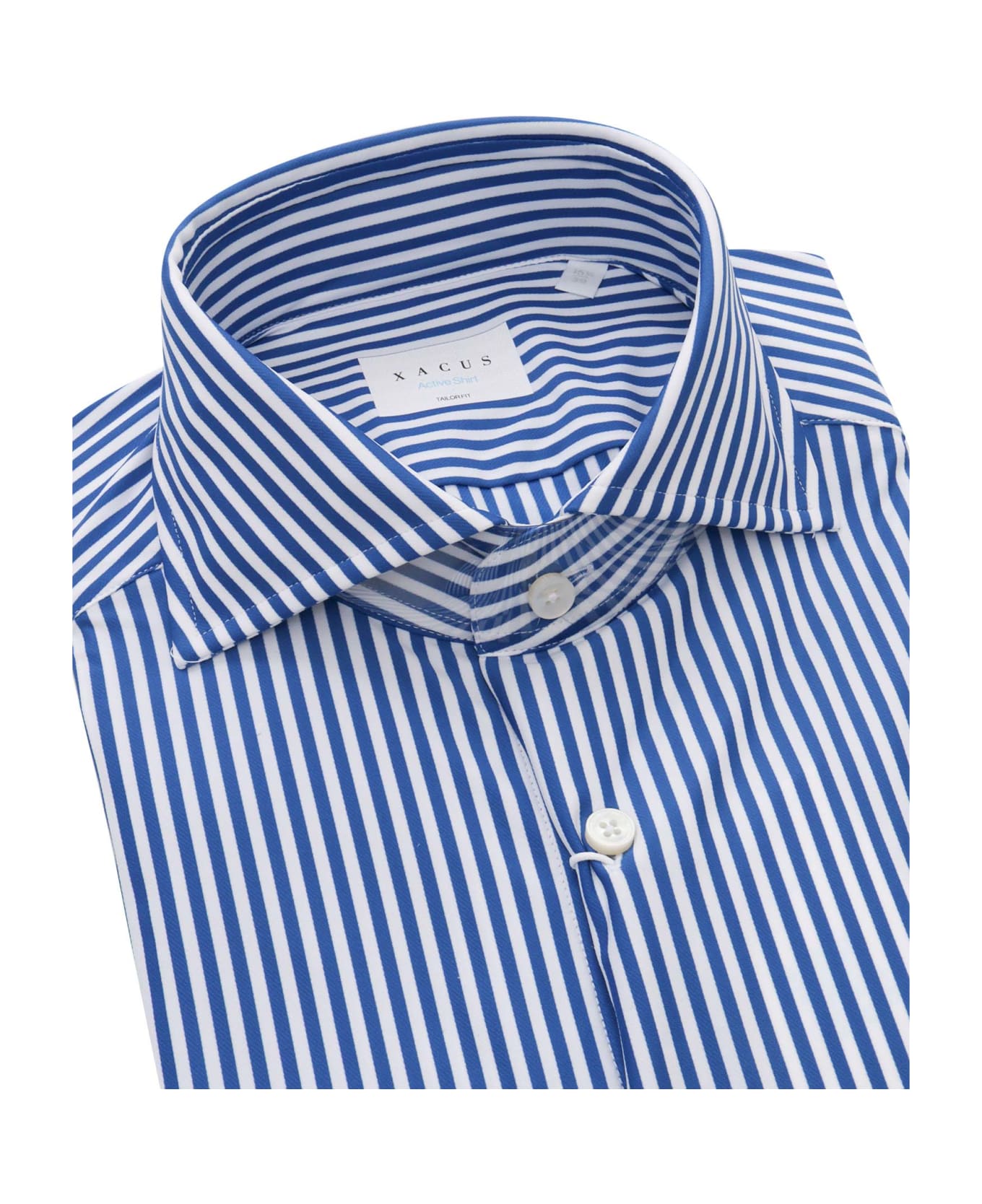 Xacus Blue Striped Shirt - MULTICOLOR シャツ