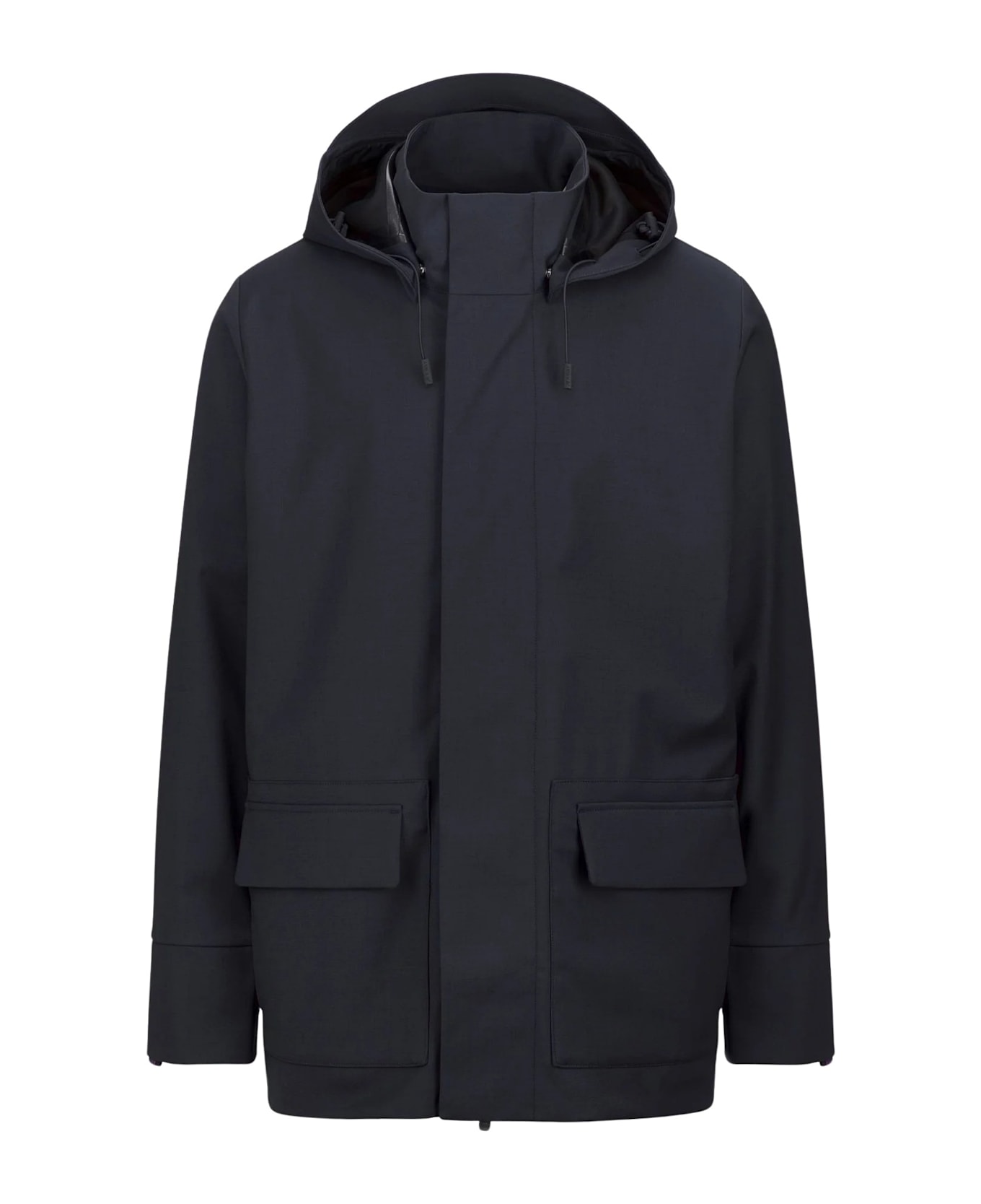 K-Way Erhal Tech Wool Blend - Blue Depth