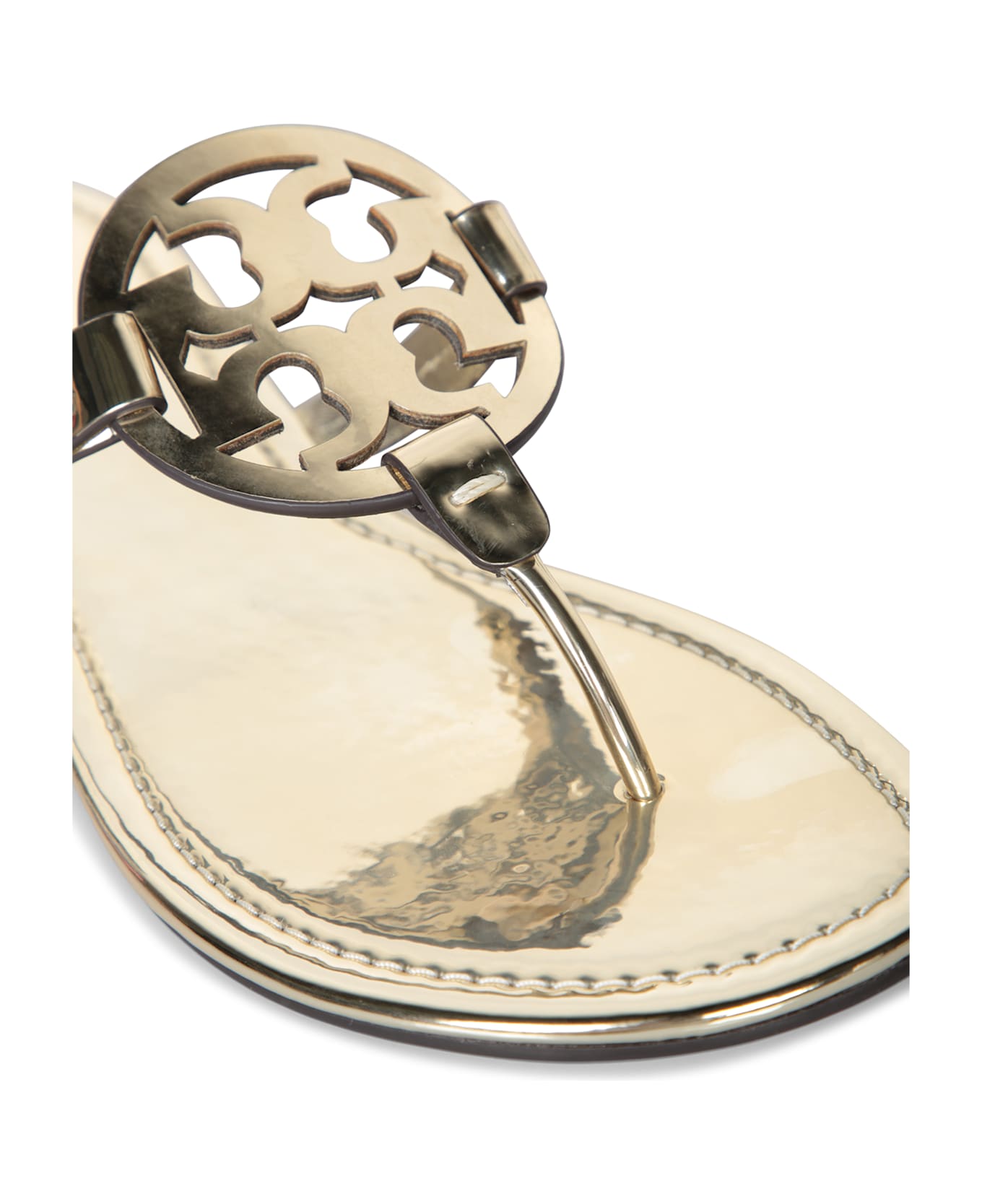 Tory Burch Miller Gold Sandal - Metallic