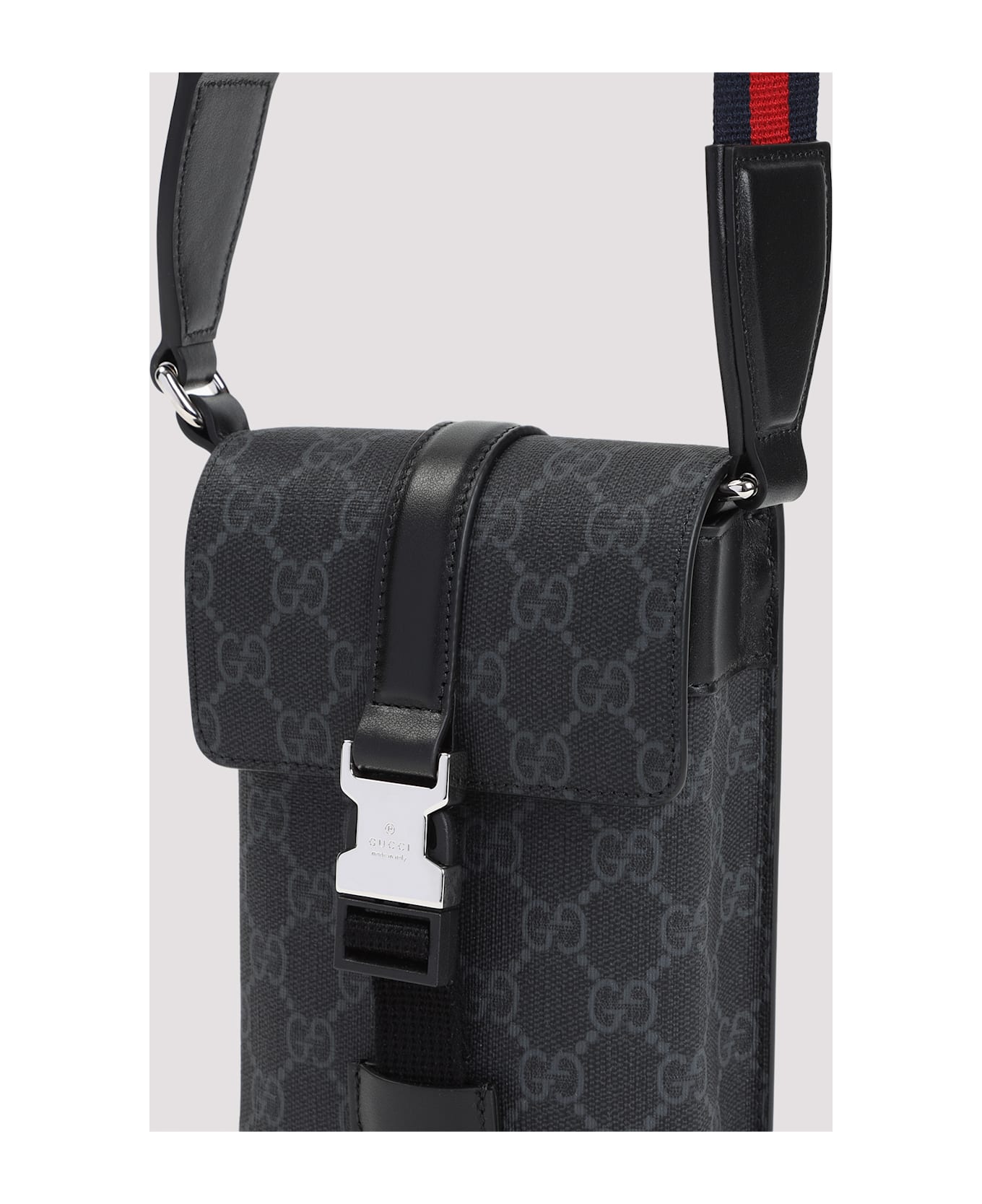 Gucci Logoed Shoulder Bag - Black/blk/brb/blk