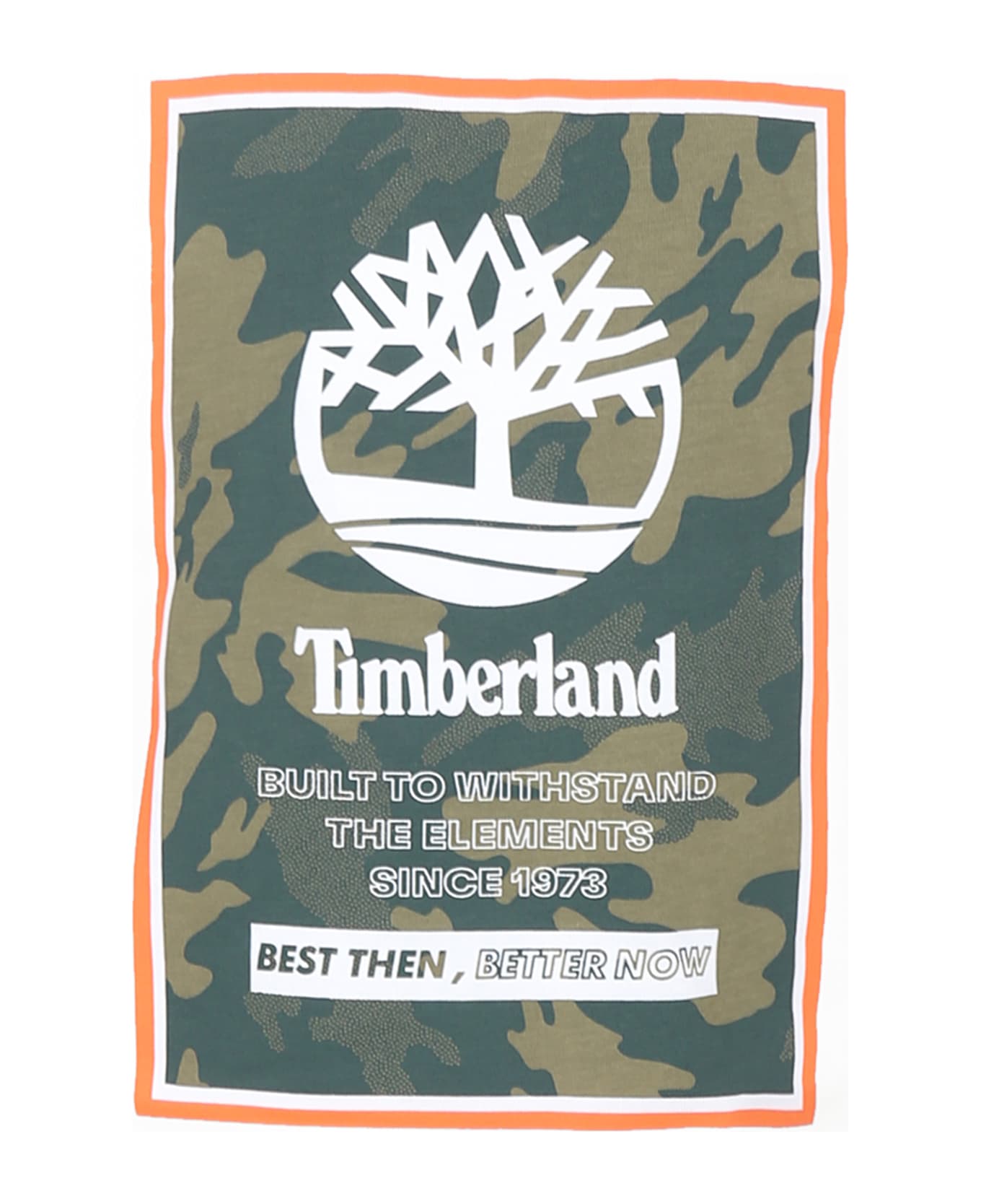 Timberland White T-shirt For Boy With Logo - White