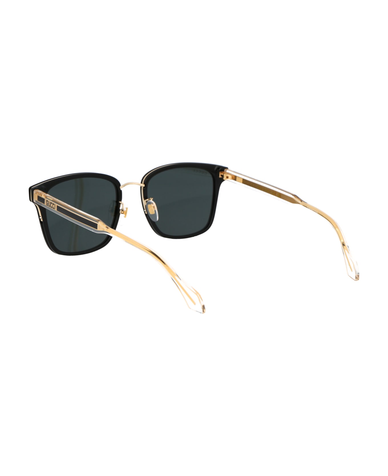 Gucci Eyewear Gg0563skn Sunglasses - 001 BLACK CRYSTAL GREY サングラス