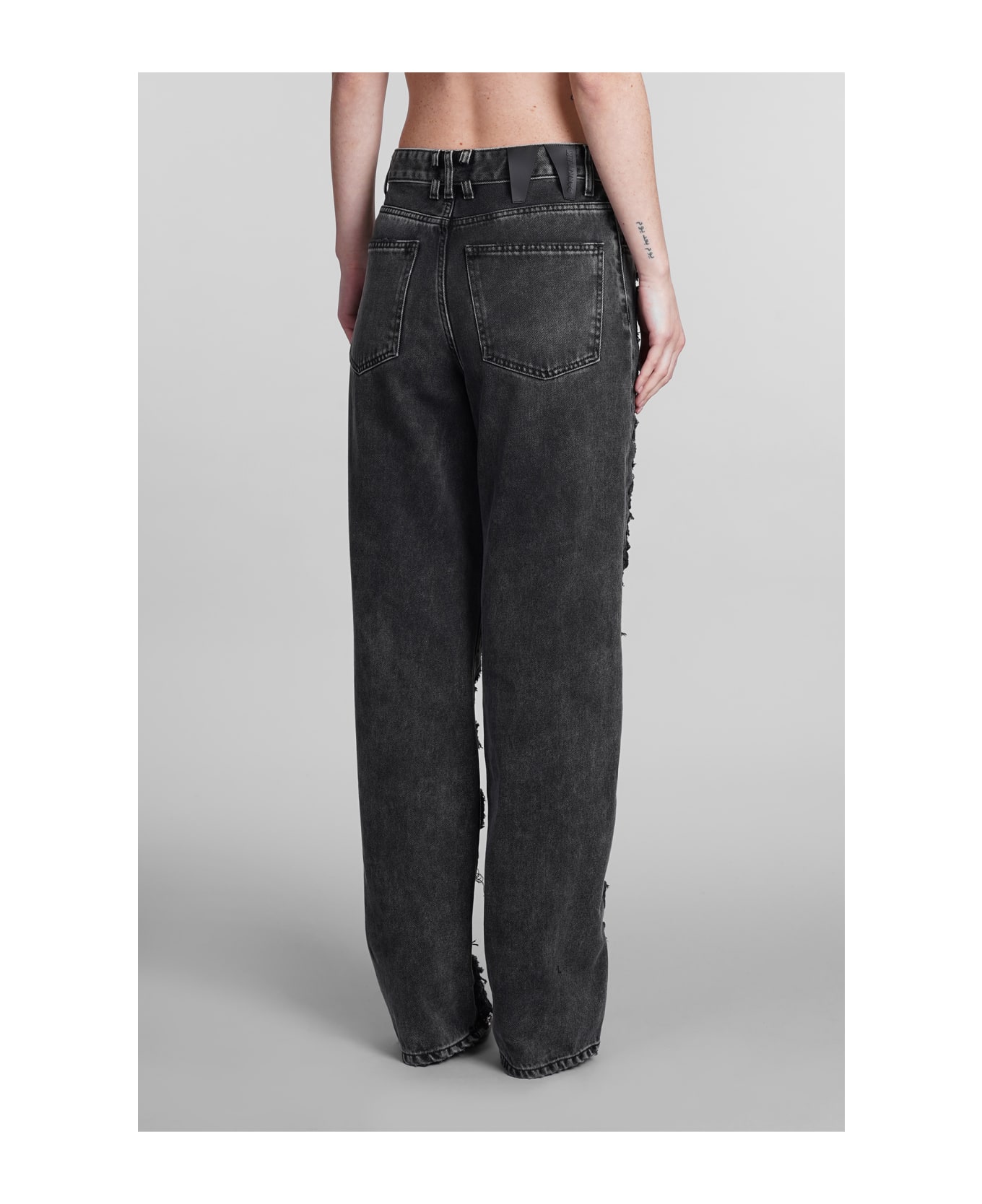 DARKPARK Karen Jeans In Black Cotton - black ボトムス