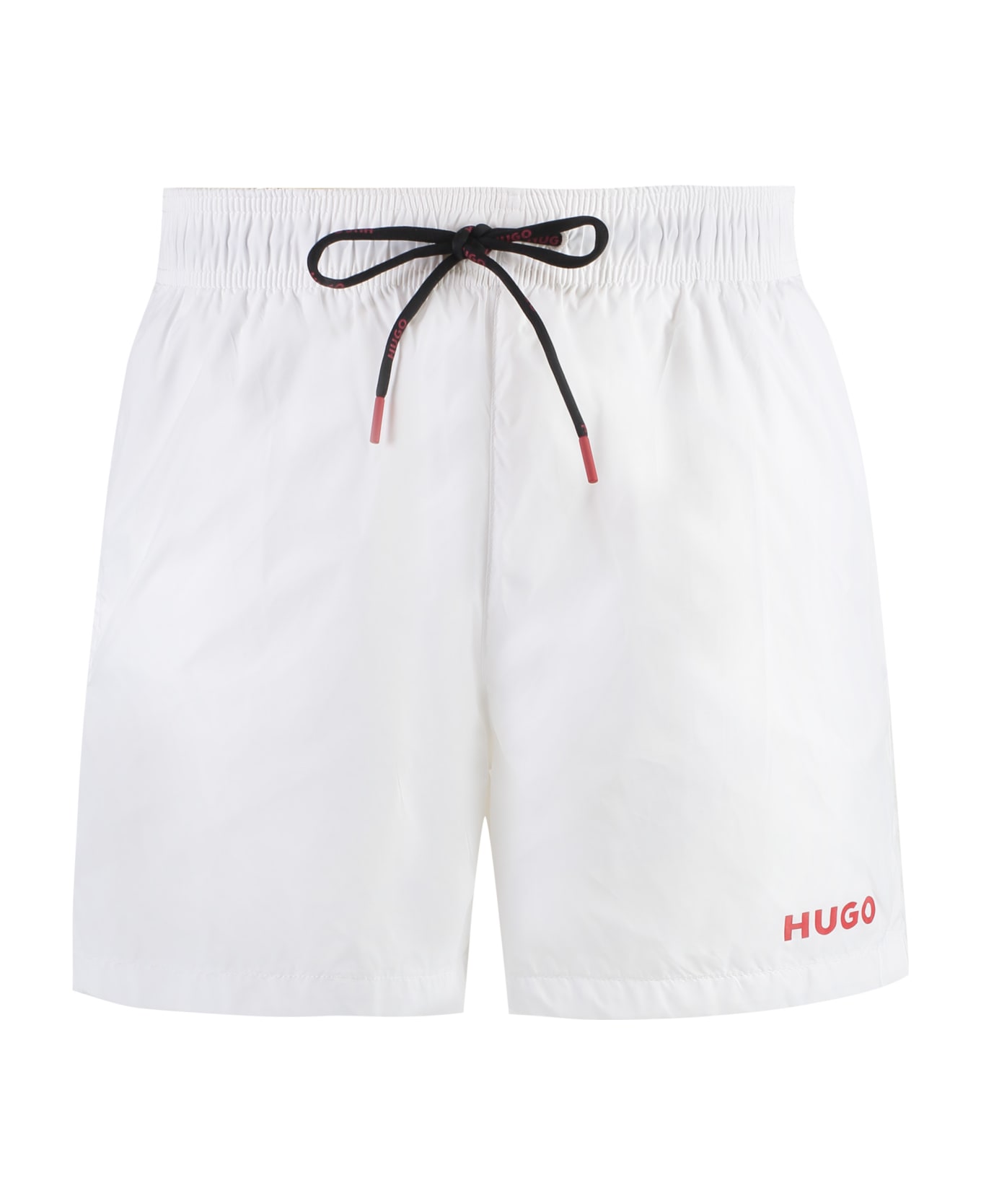 Hugo Boss Nylon Swim Shorts - White