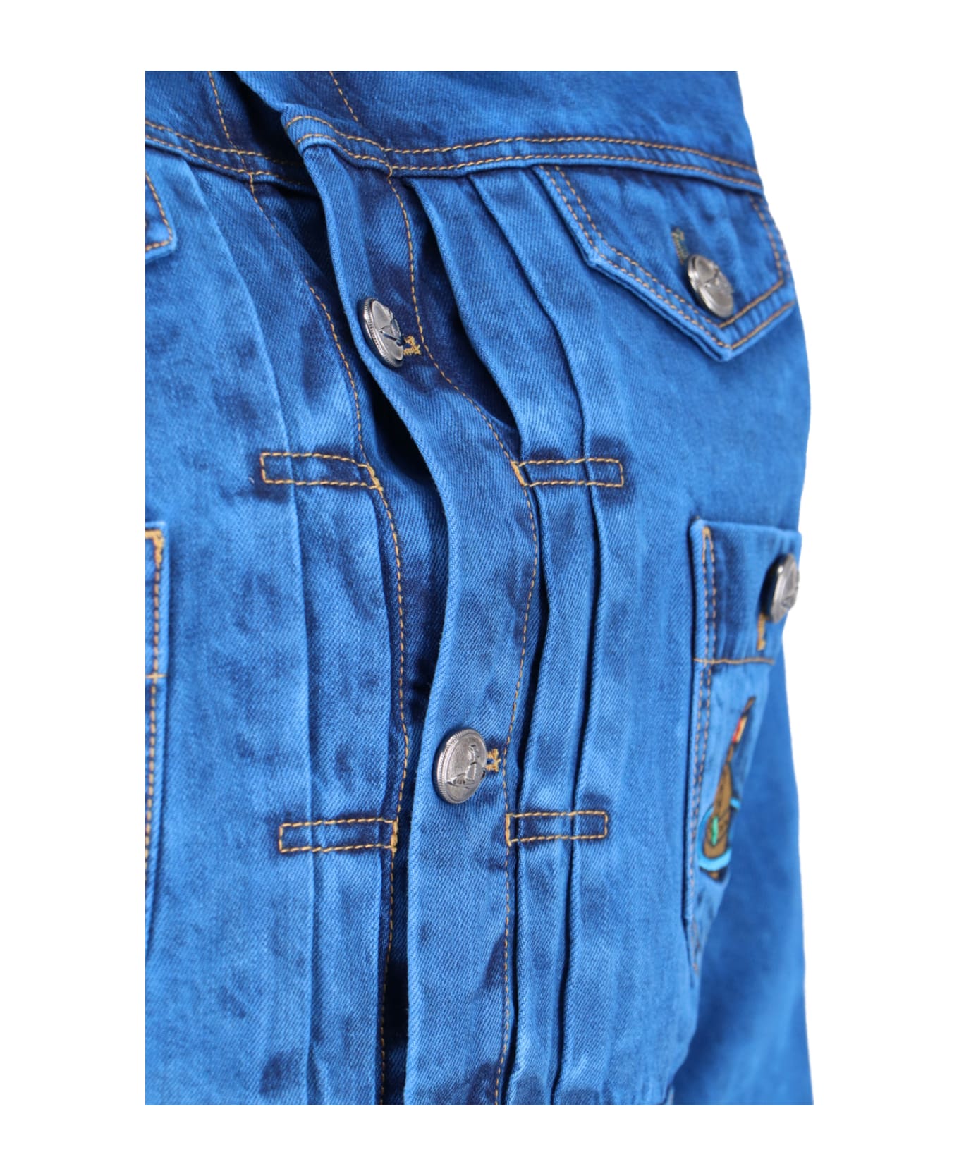 Vivienne Westwood Logo Denim Jacket - Blue ジャケット