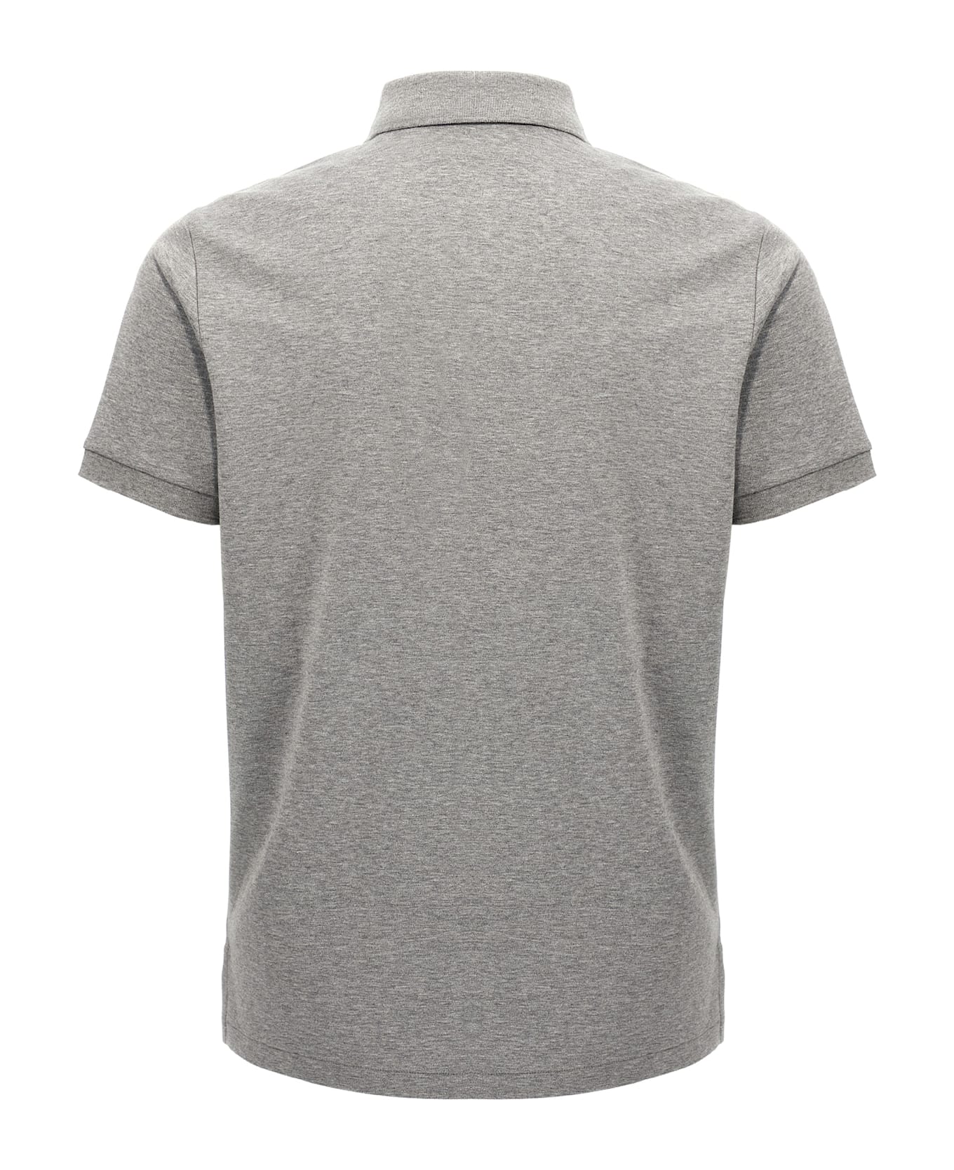 Polo Ralph Lauren Logo Embroidery Polo Shirt - Gray