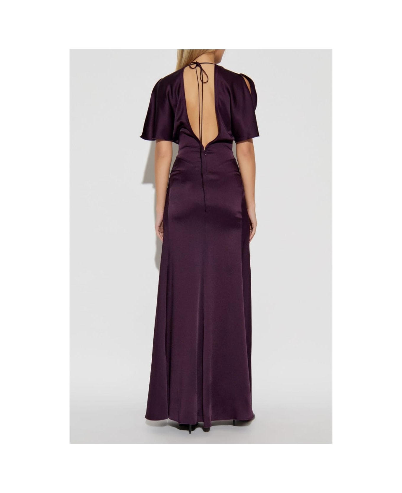 Victoria Beckham Gathered Waist Floor - Fig