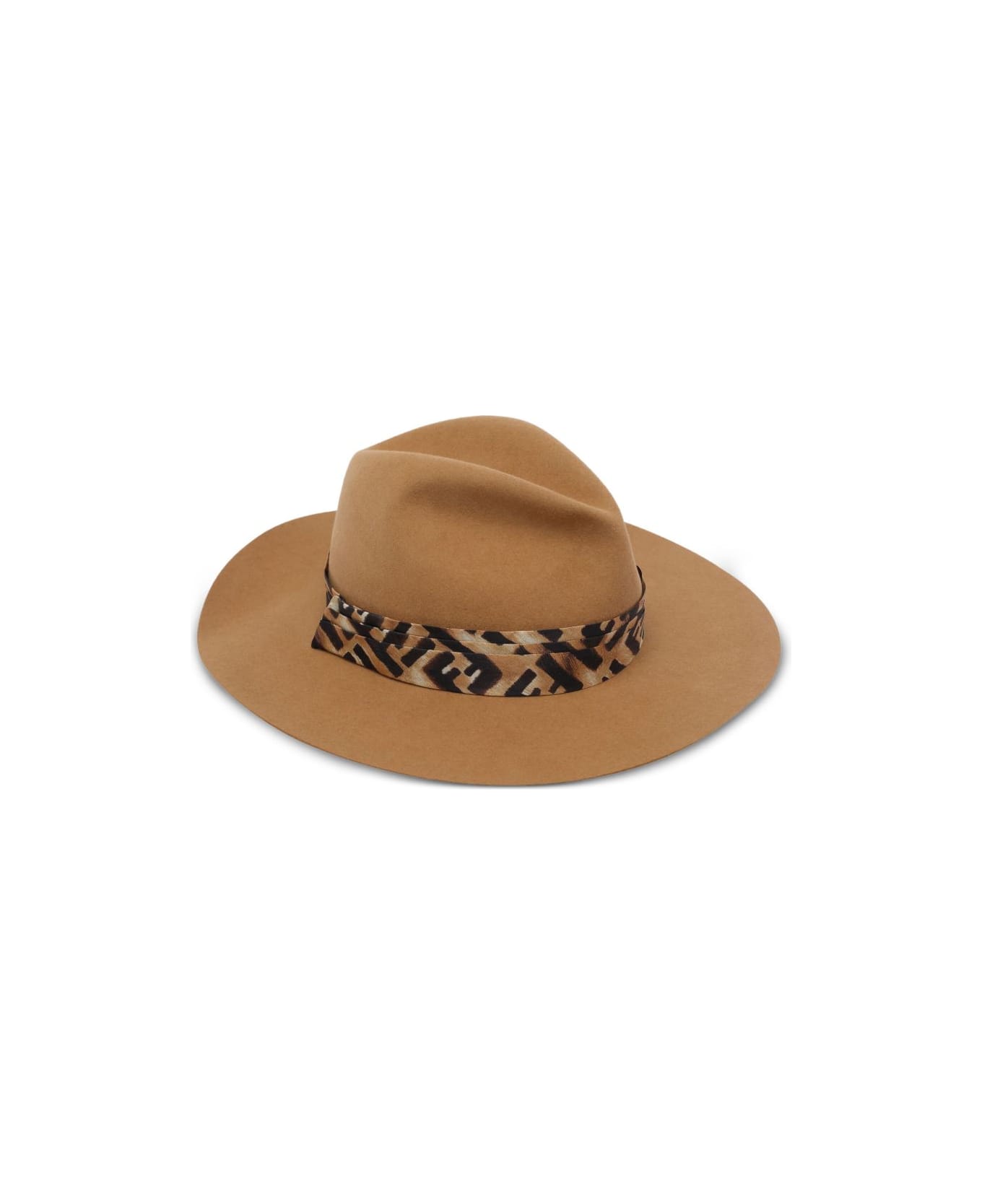 Fendi Wool Hat - Camel