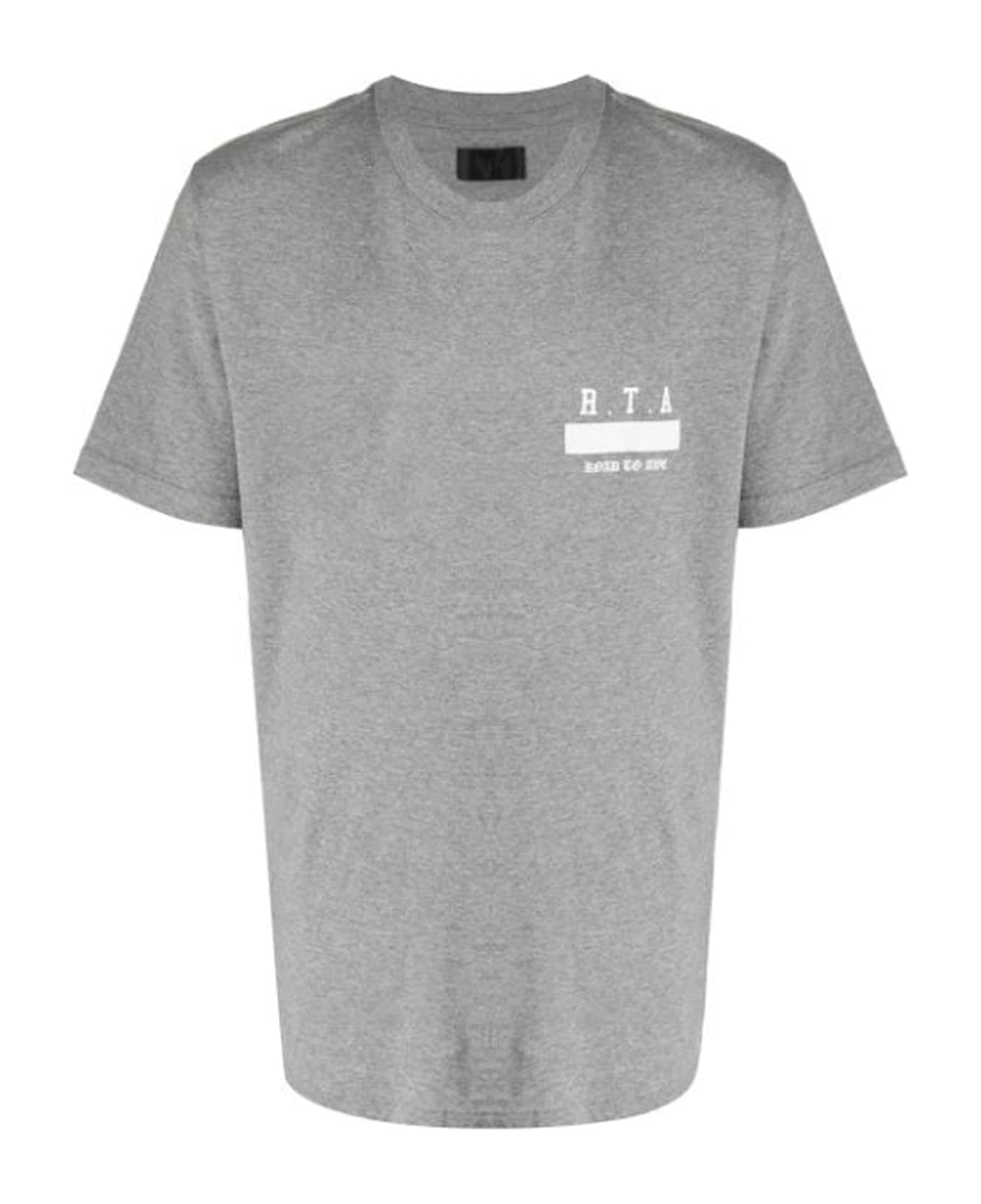 RTA Cotton T-shirt - Gray シャツ
