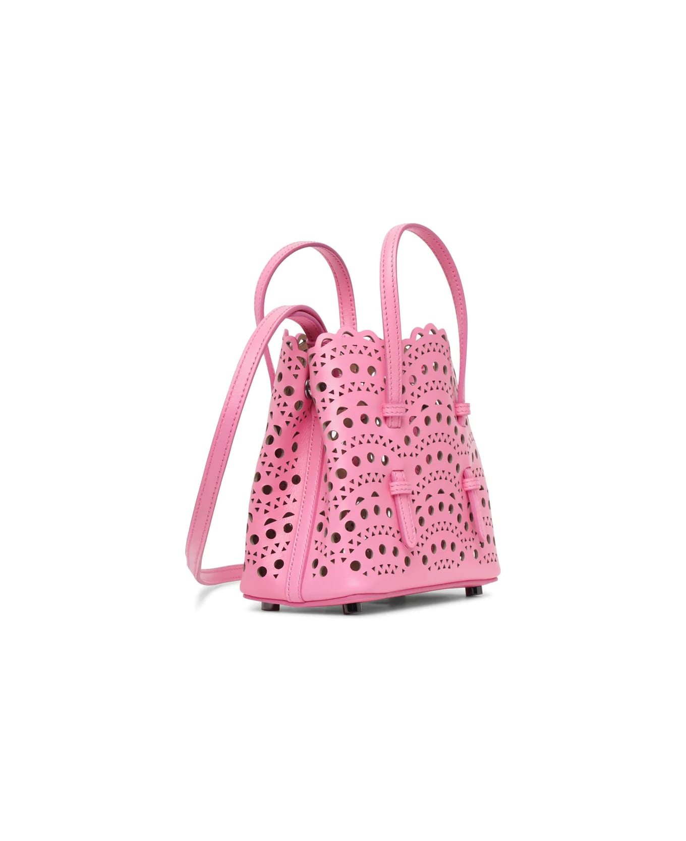 Alaia Pink Mina 16 Micro Bag | italist