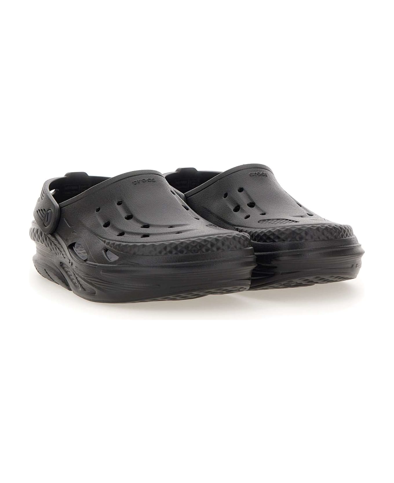 Crocs "off Grid Clog" Mules - BLACK フラットシューズ