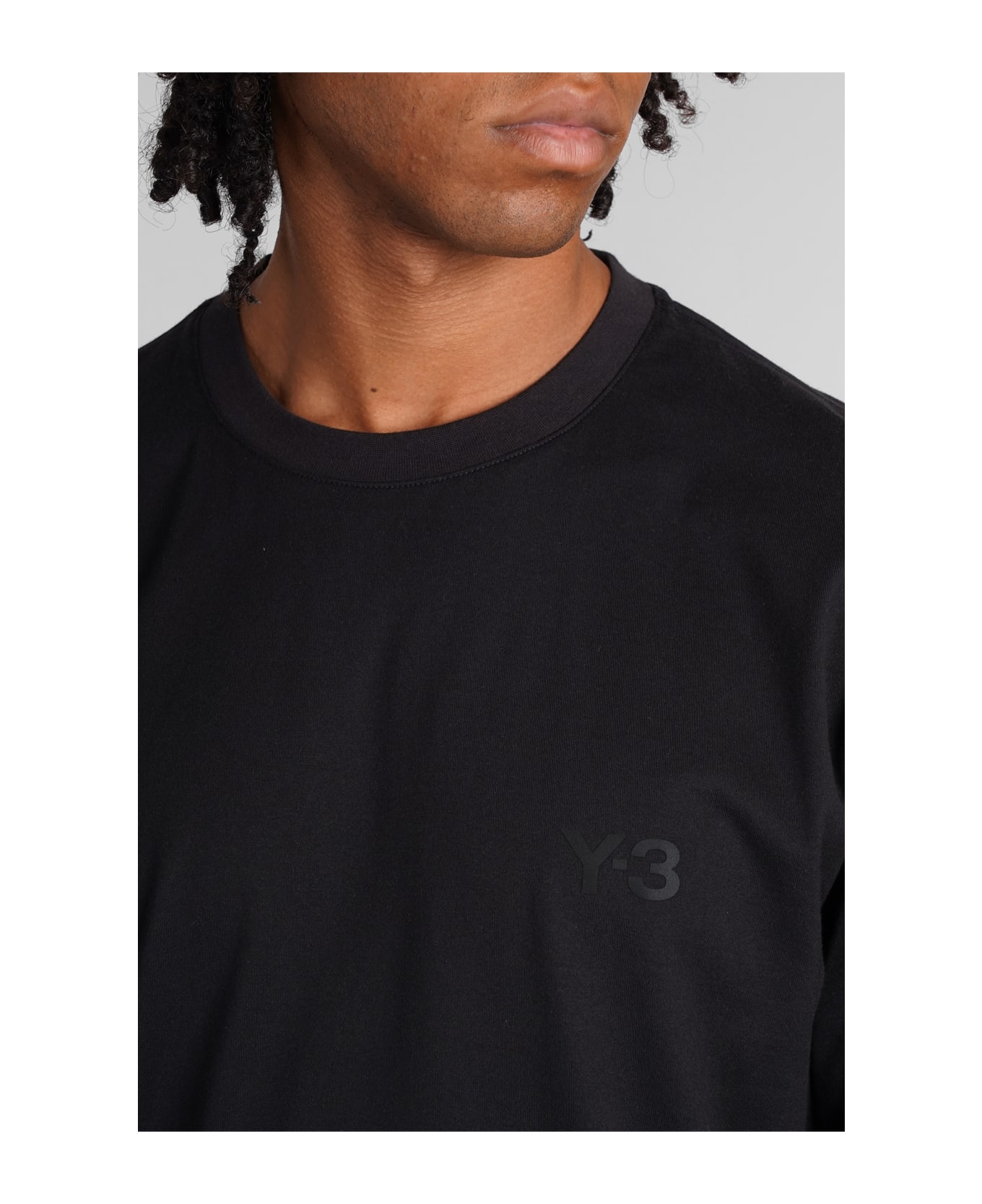 Y-3 T-shirt In Black Cotton - Black