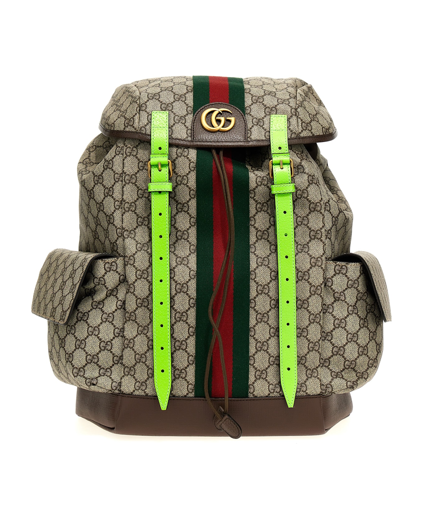 Gucci 'ophidia Gg' Midi Backpack - Green