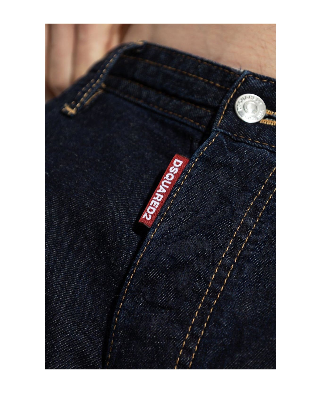 Dsquared2 Summer Lovers Denim Cargo Shorts - BLUE