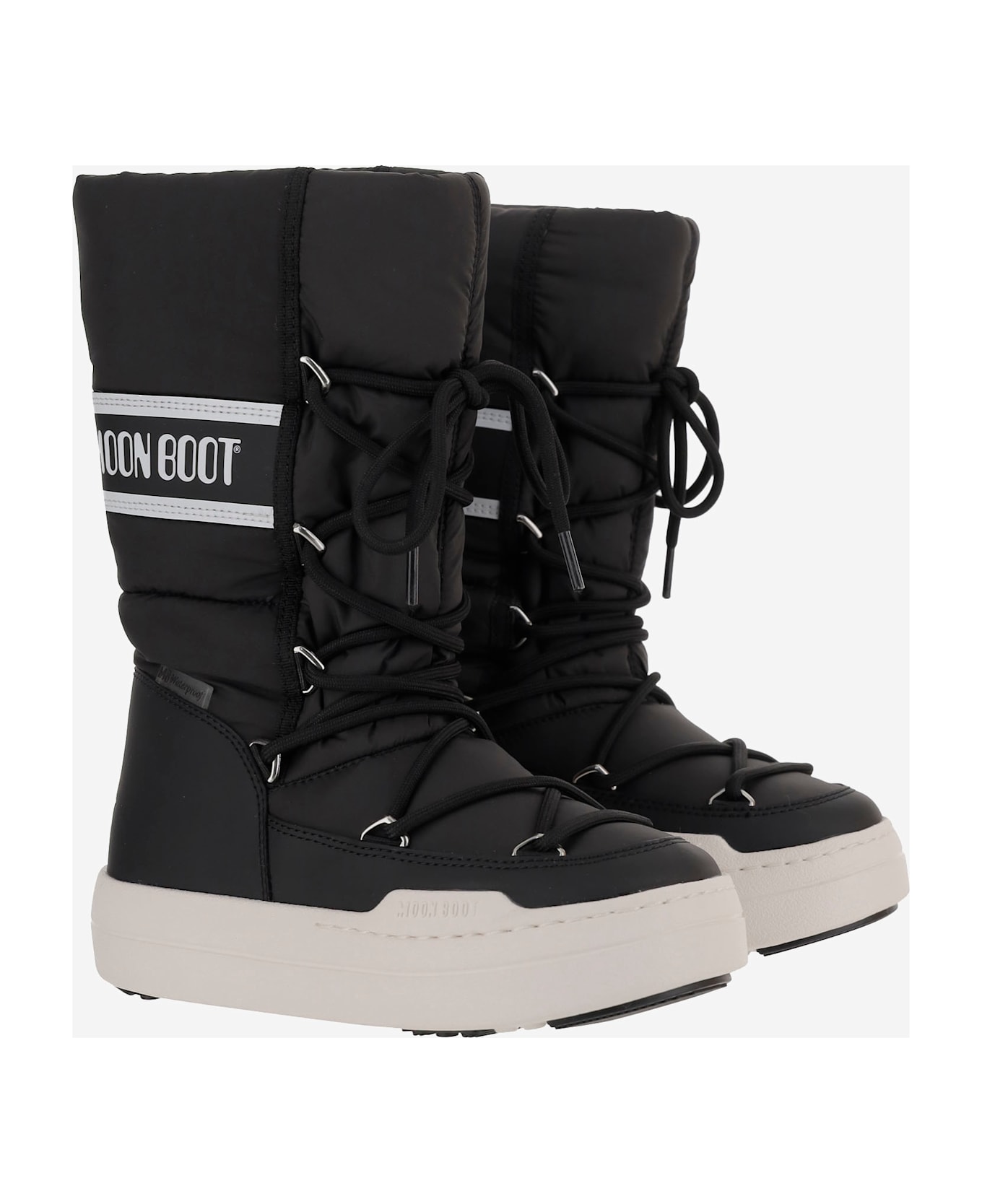 Moon Boot High Nylon Boots - Black