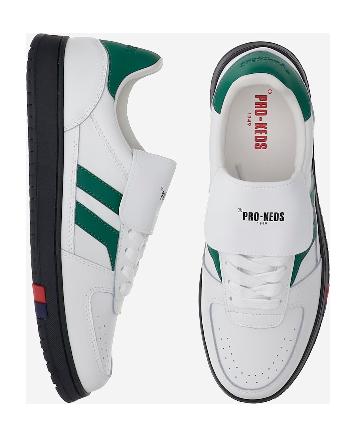 PRO-Keds Field King Leather Sneakers - White