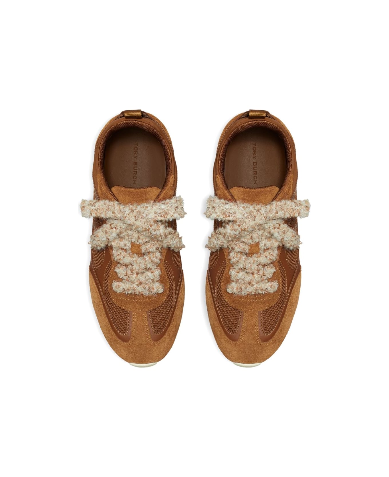 Tory Burch Tory Travel Sneakers - Leather Brown