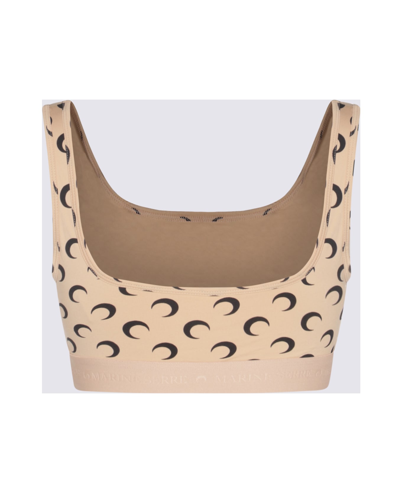 Marine Serre Tan Top - Brown