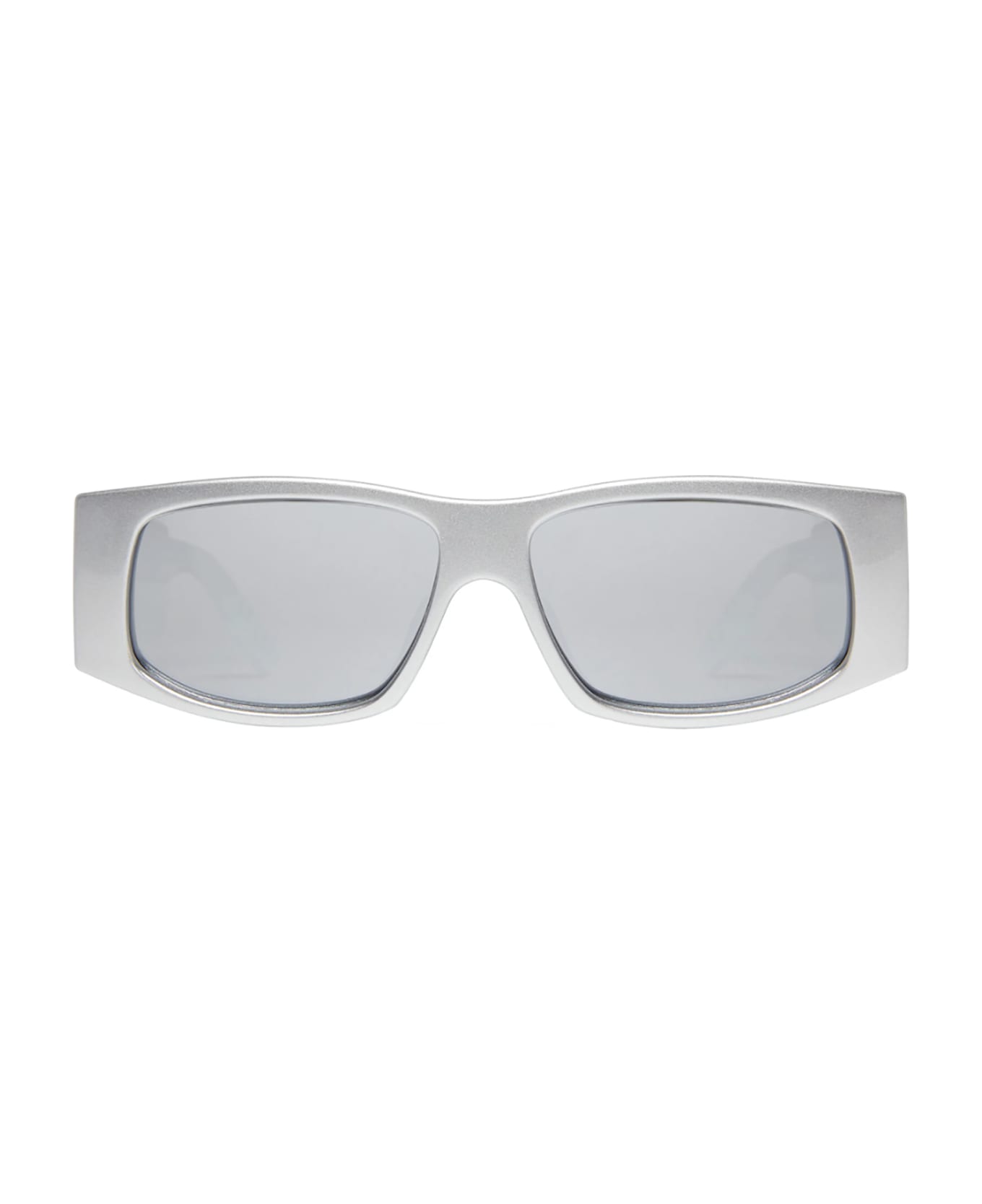 Balenciaga Eyewear BB0100S Sunglasses - Silver Silver Silver サングラス