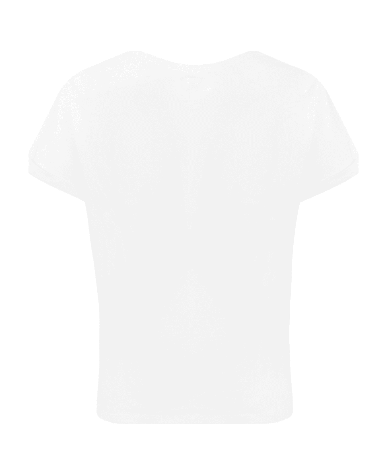 TwinSet T-shirt With Apple Print - BIANCO OTTICO
