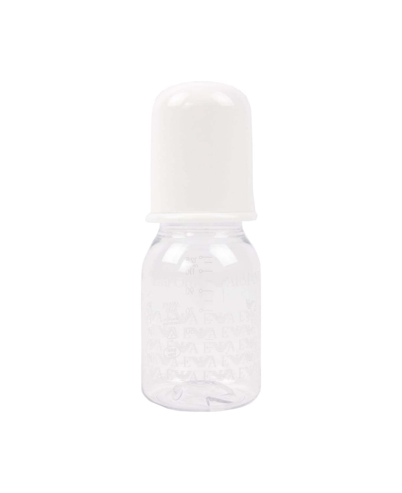 Emporio Armani Baby Bottle With Logo - White