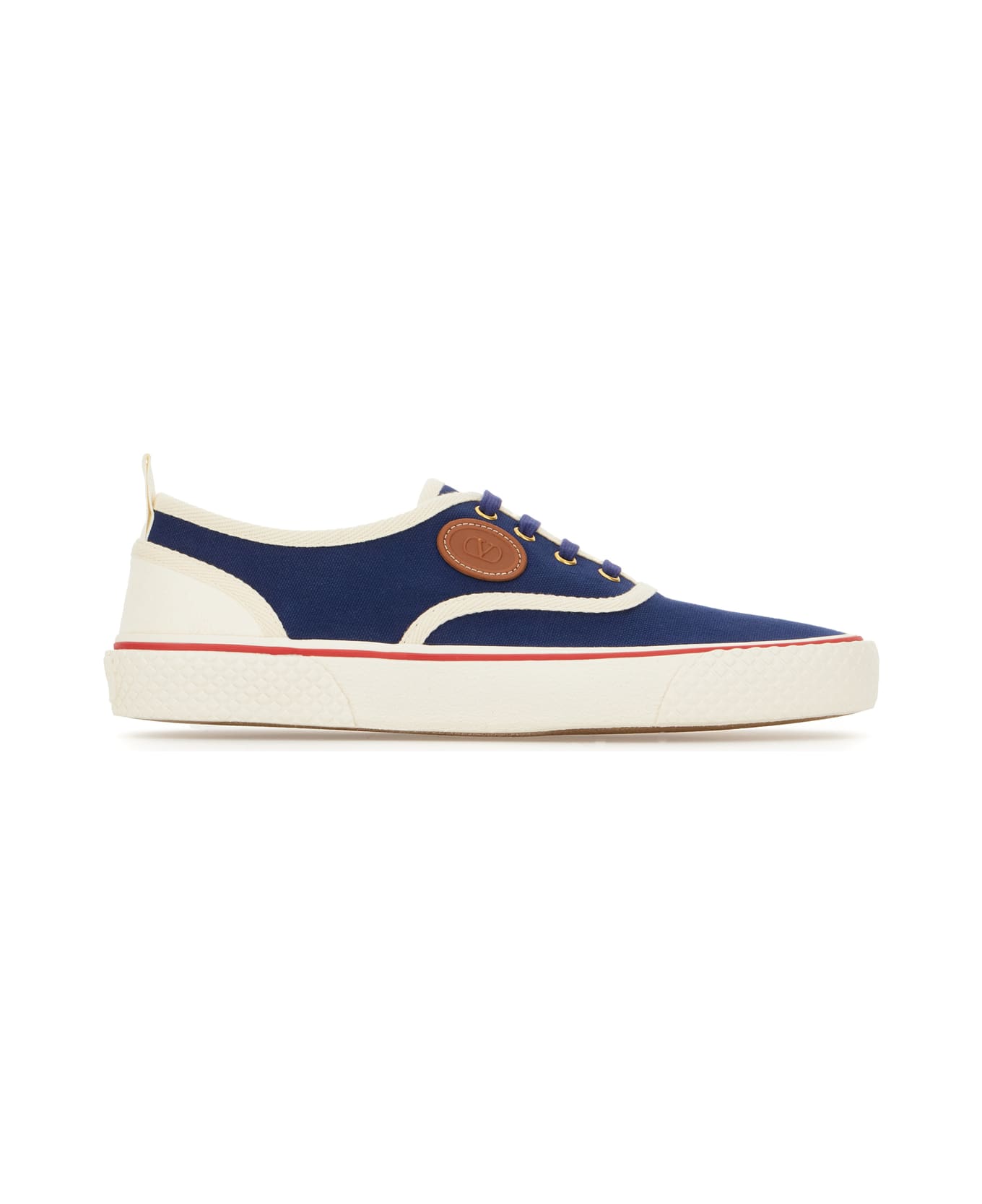 Valentino Garavani Multicolor Canvas Nojoke Sneakers - Blu