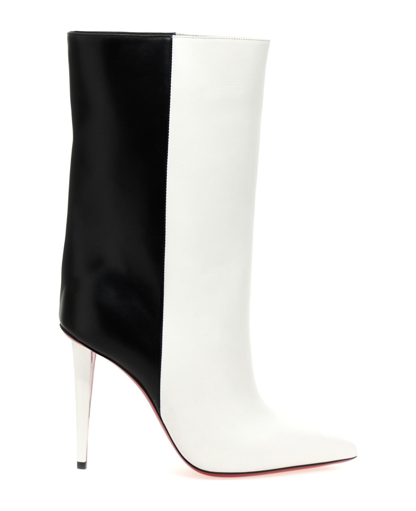 Christian Louboutin 'astrilarge' Ankle Boots - White/Black