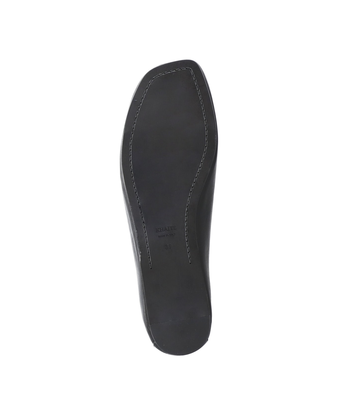 Khaite Leather Loafers - Black