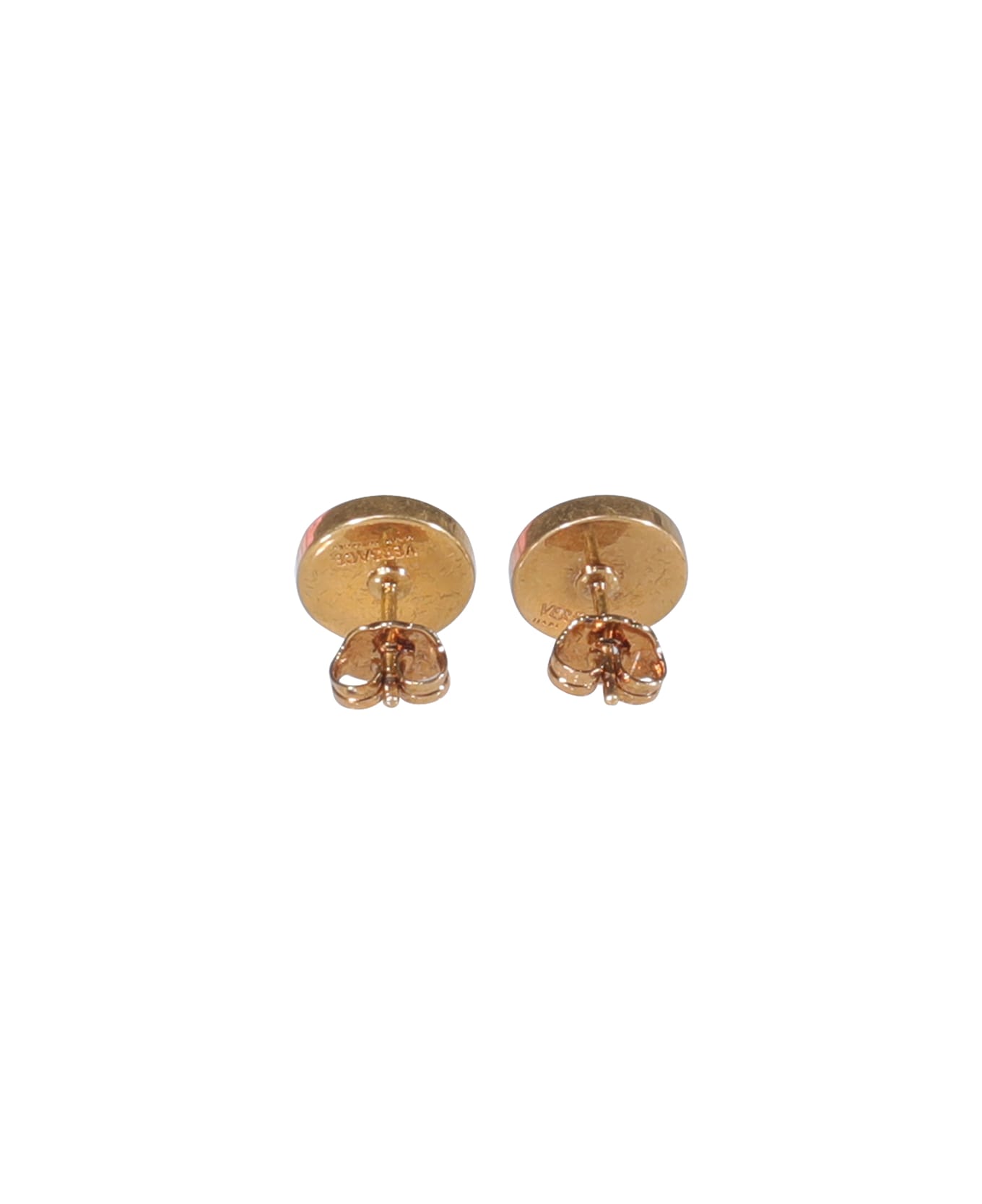 Versace Medusa Enameled Stud Earrings - GOLD ジュエリー