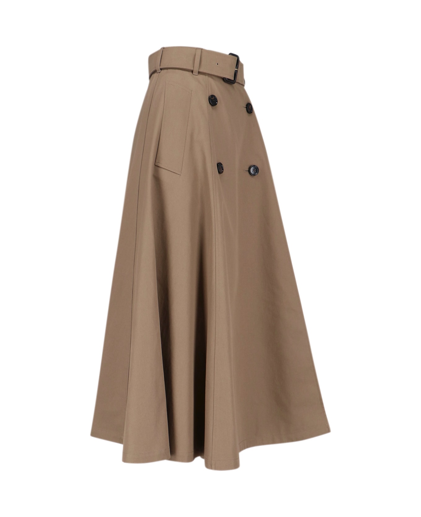 Burberry 
brenda
 Midi Skirt - BROWN