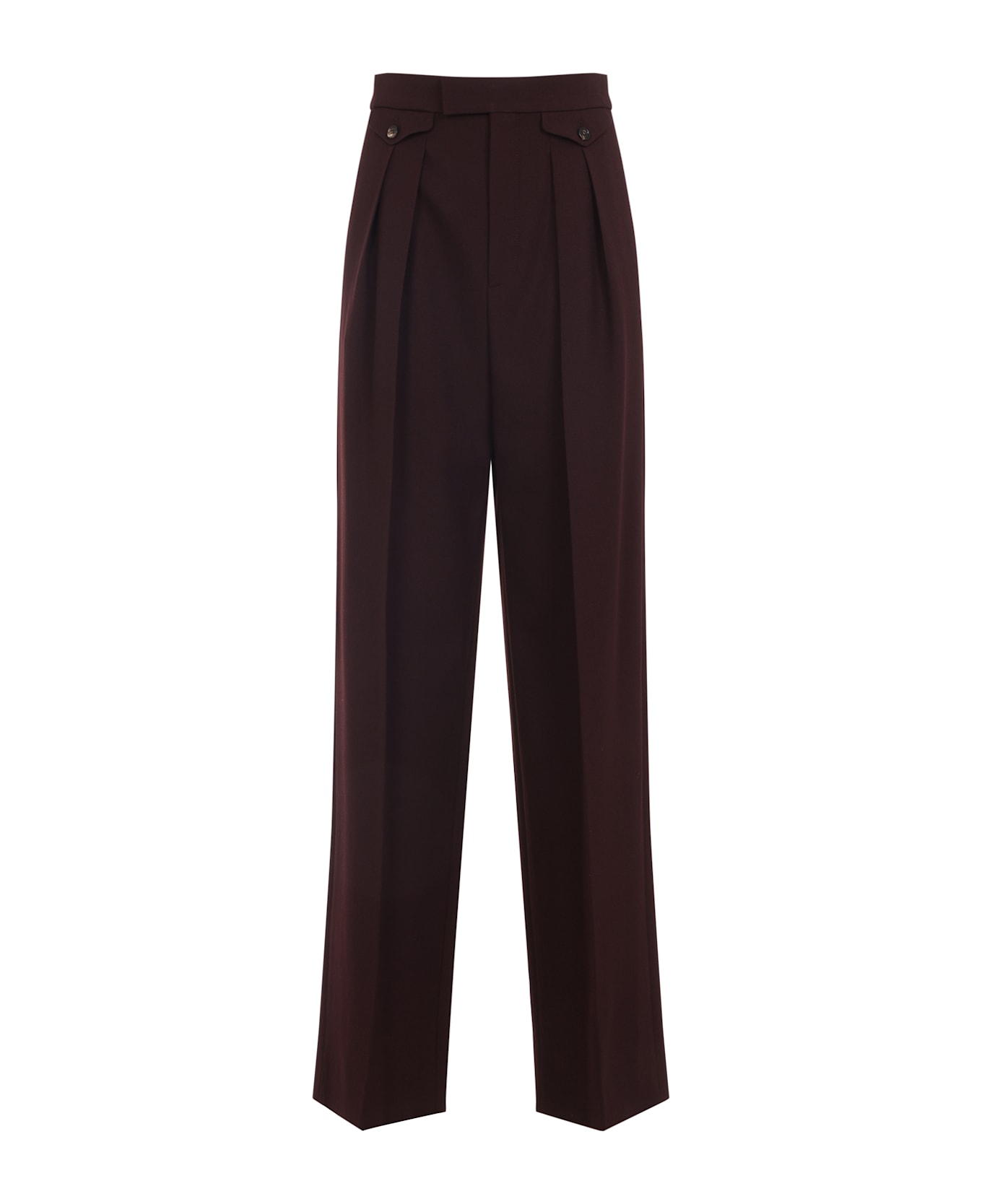 Chloé Wool Pants - B Deep Purple