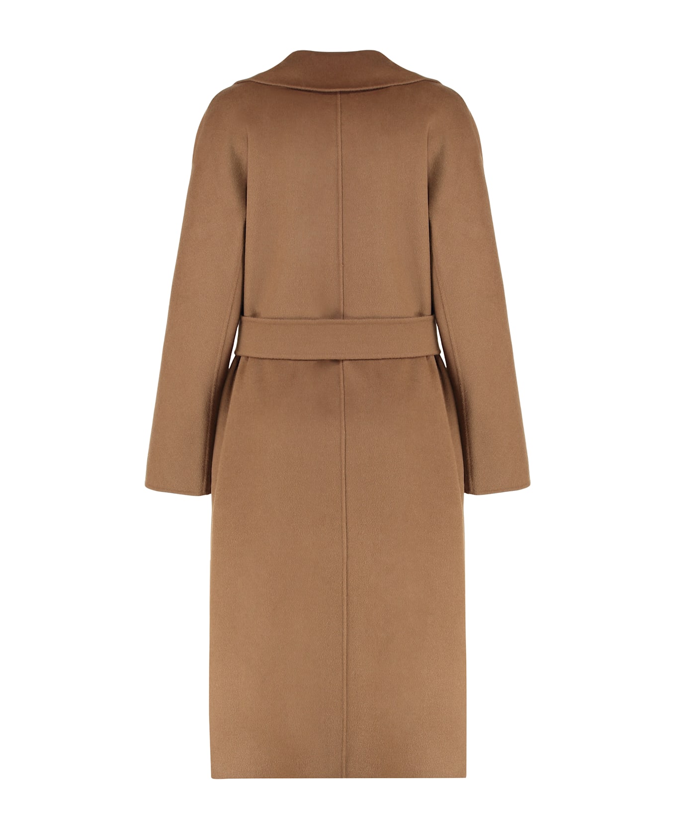 Max Mara Studio Cles Wool And Cashmere Coat - brown
