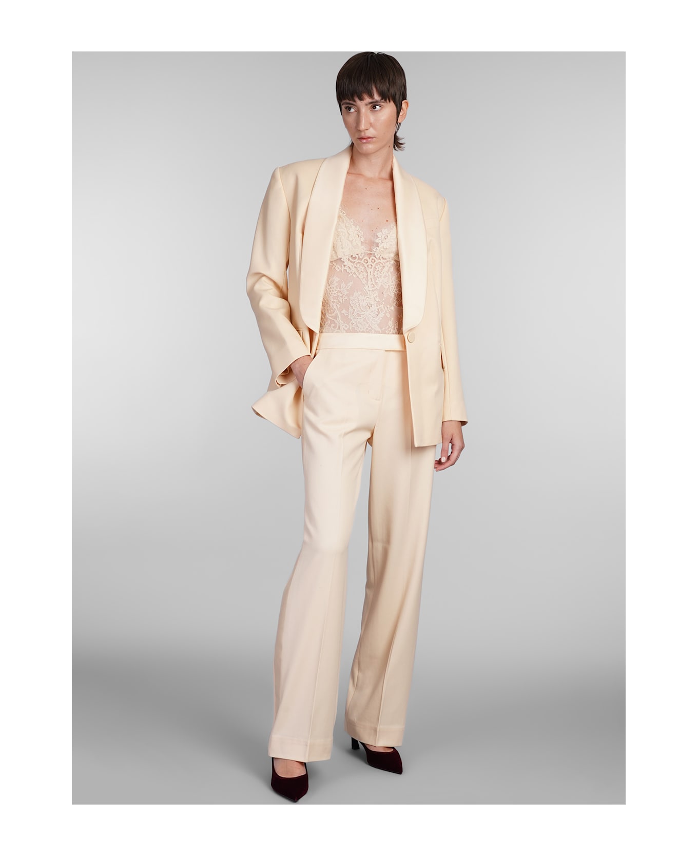 Zimmermann 
illustration Shawl Tux Jacket
 Blazer - Beige
