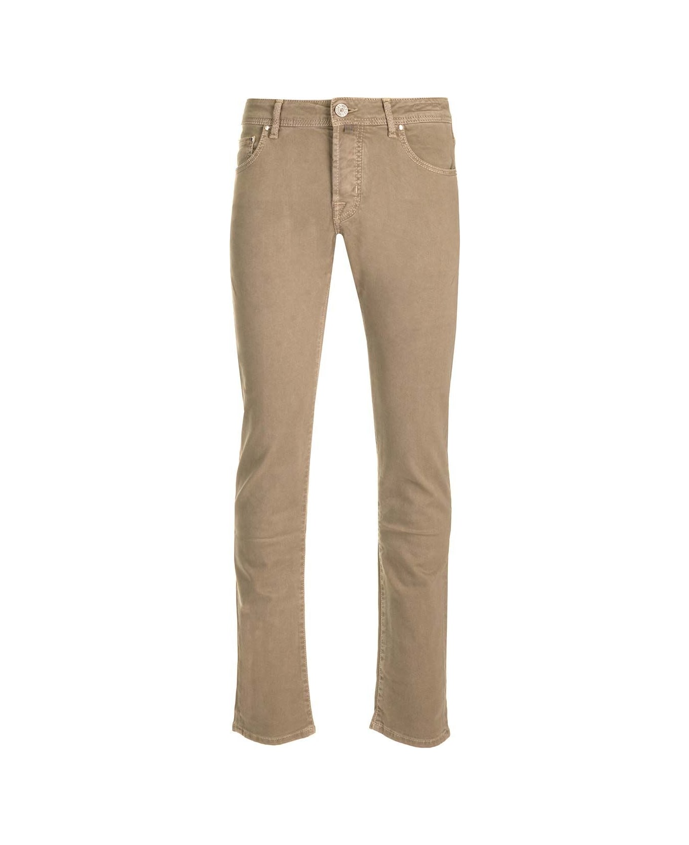 Jacob Cohen Nick Slim Trousers - Beige