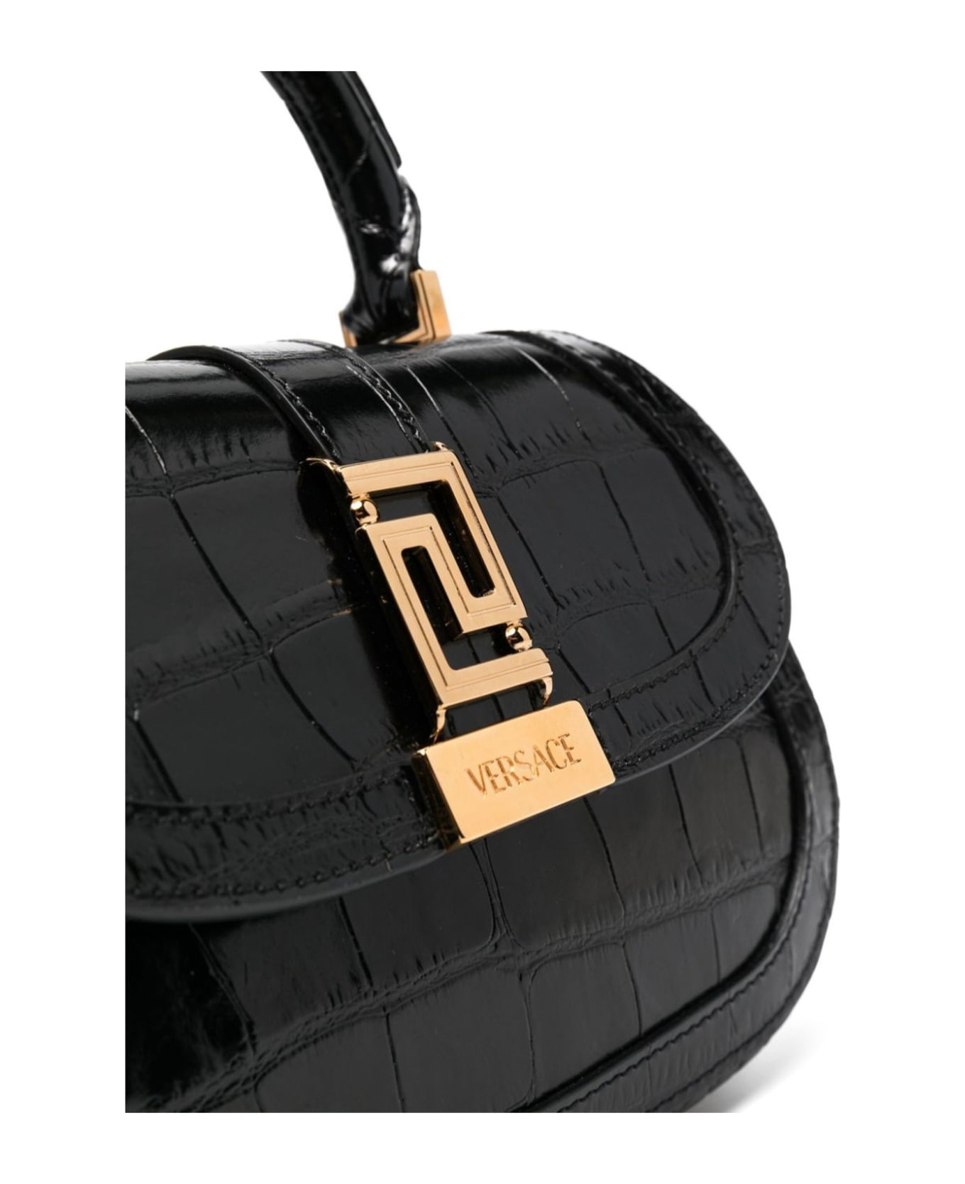 Versace Greca Goddess Bag - Black