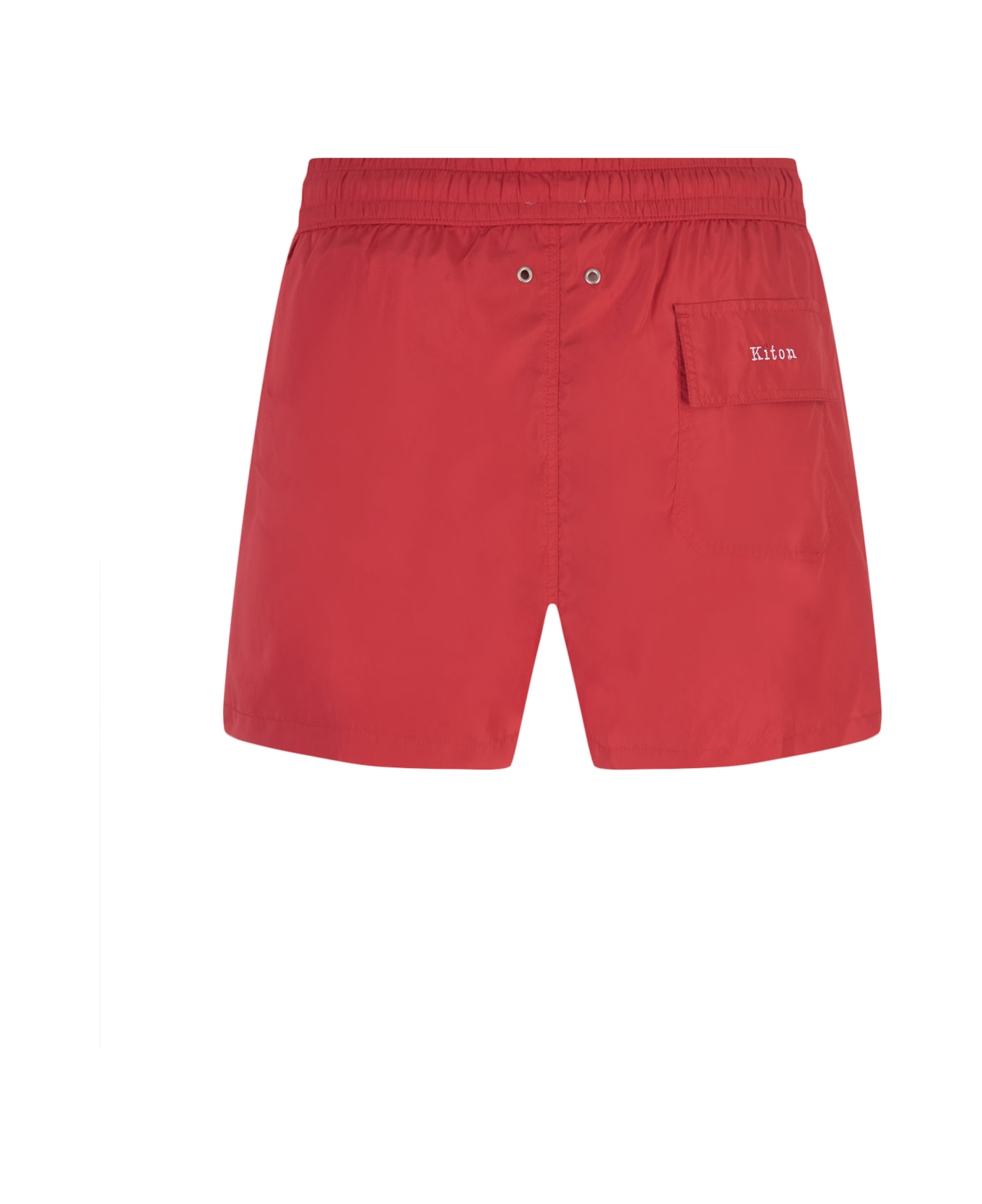 Kiton Red Swim Shorts - Red