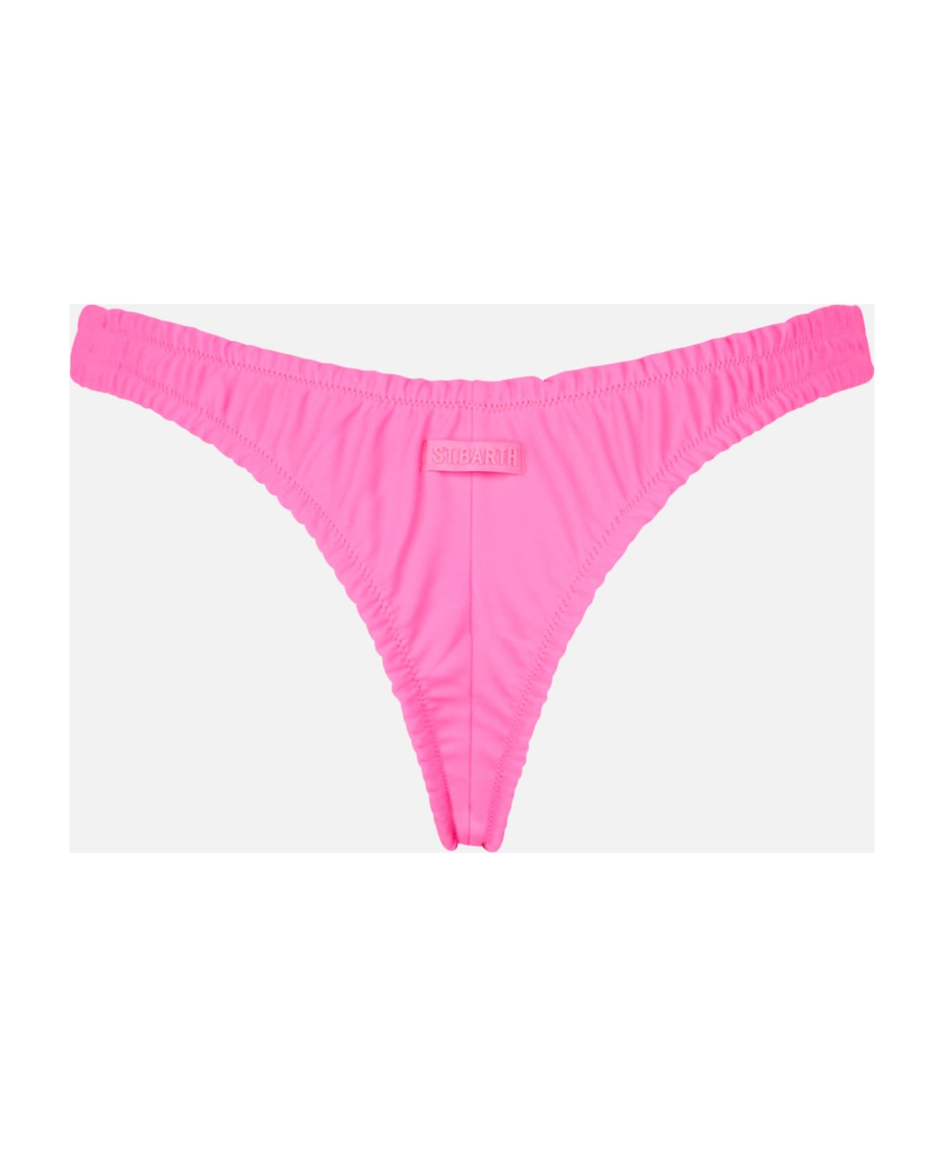MC2 Saint Barth Woman Fluo Pink Cheekiest Swim Briefs Nalu - PINK