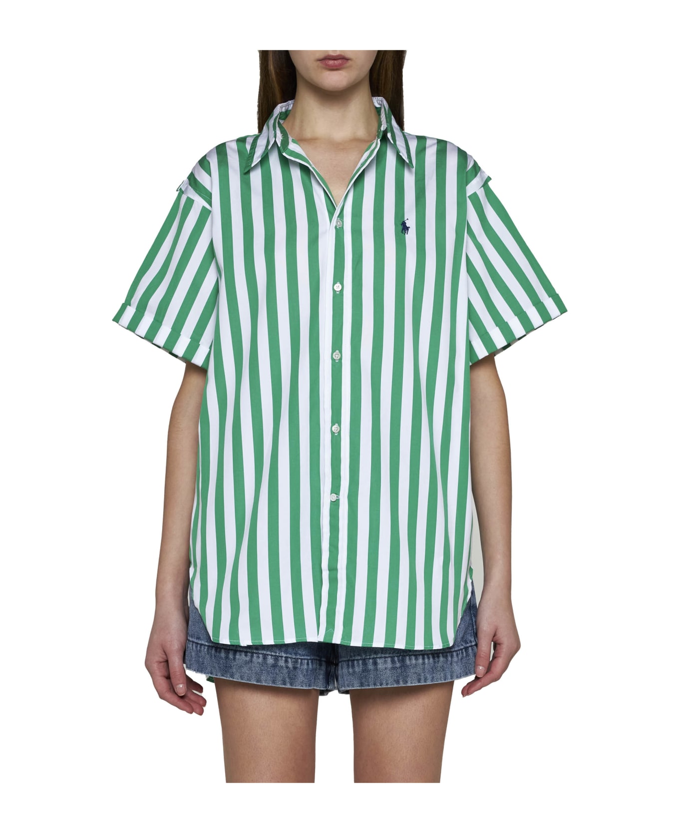 Polo Ralph Lauren Shirt - Green/white