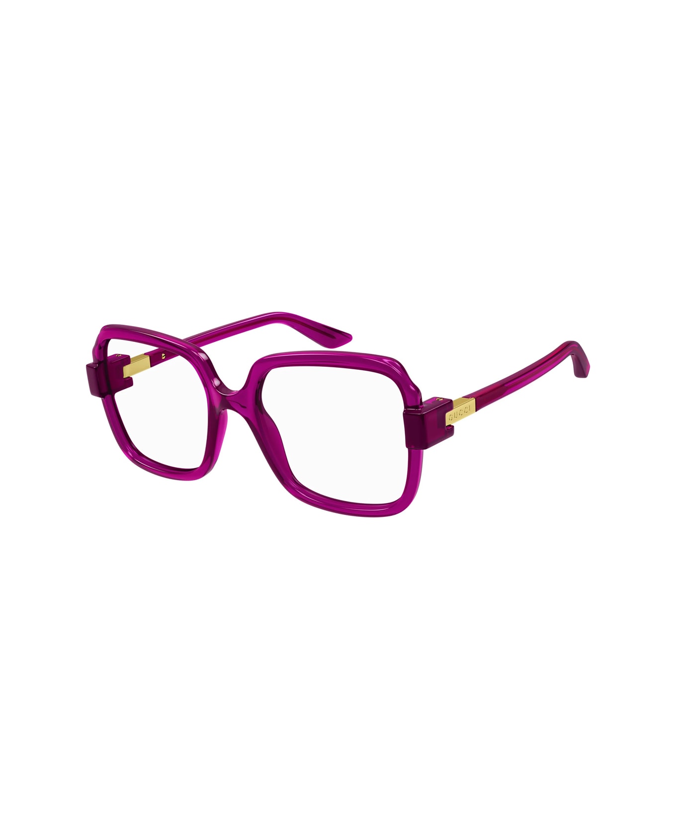 Gucci Eyewear Gg1433o Linea Lettering 003 Glasses - Viola